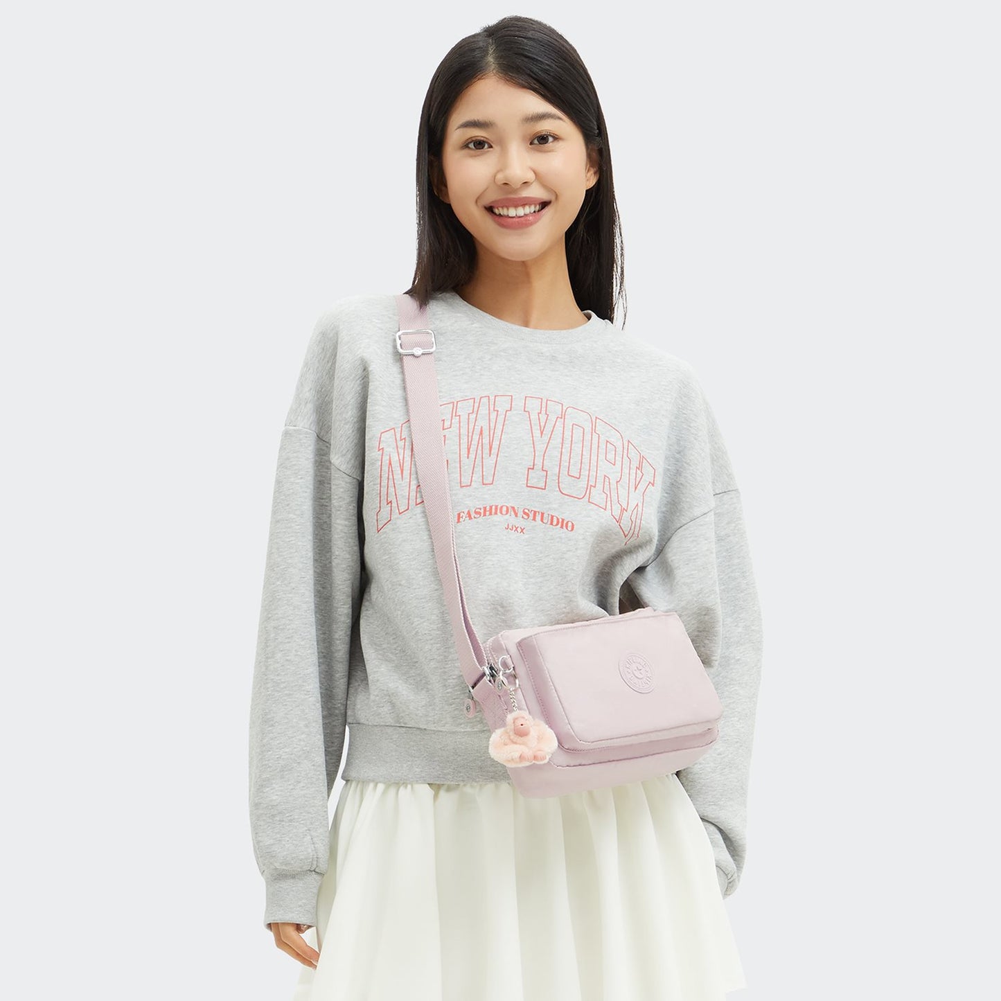 Kipling Abanu M pink shine