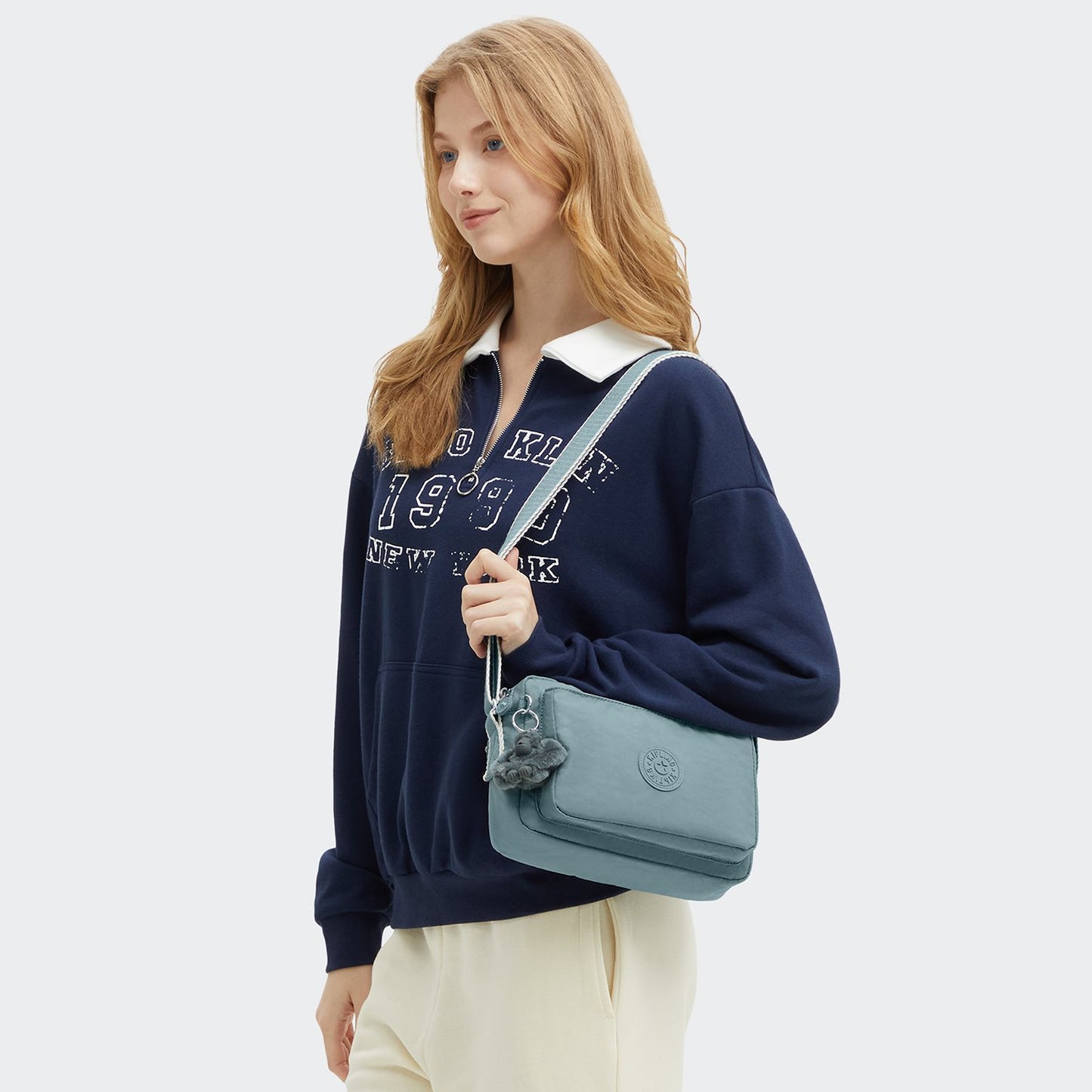Kipling Abanu M relaxed grey