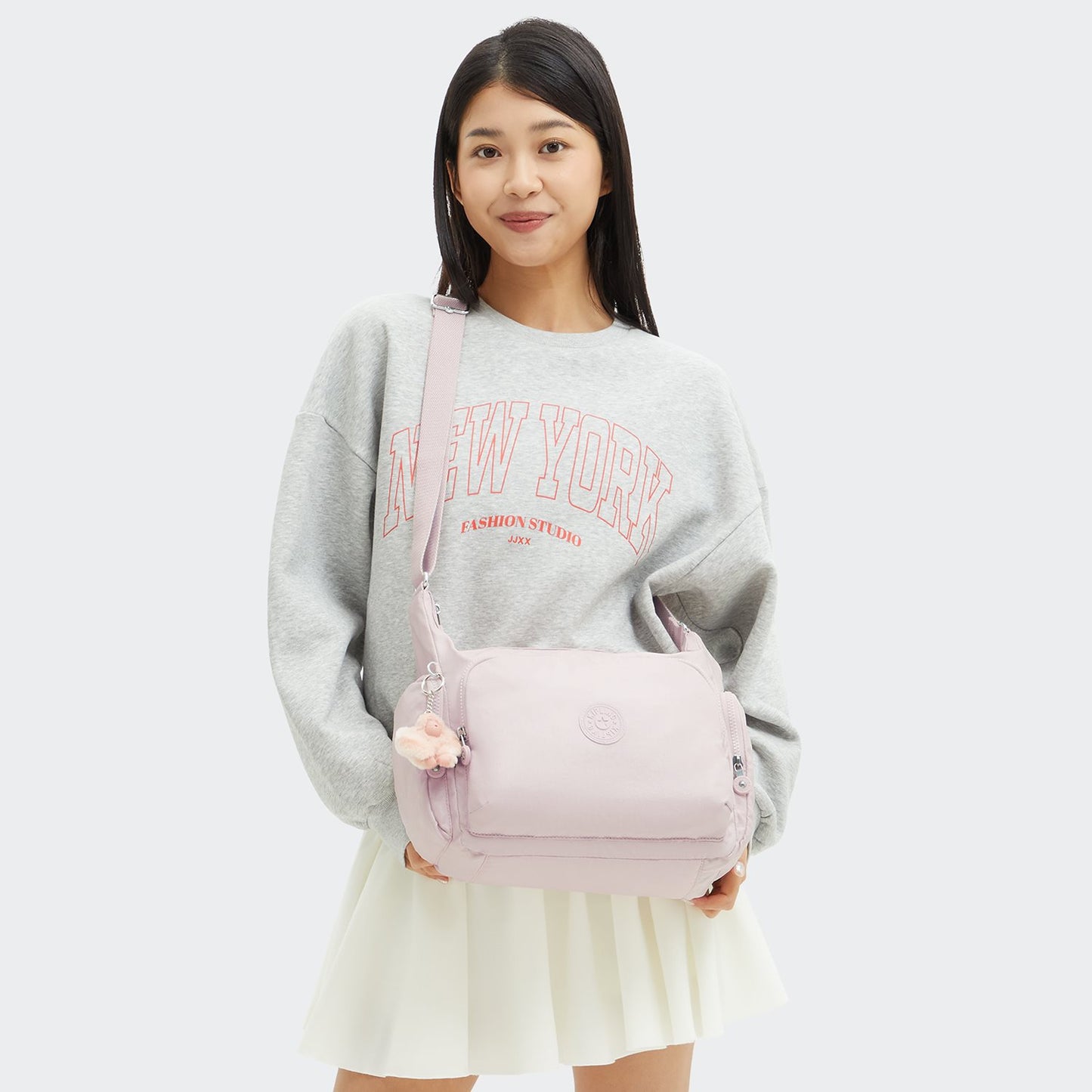 Kipling Gabb pink shine