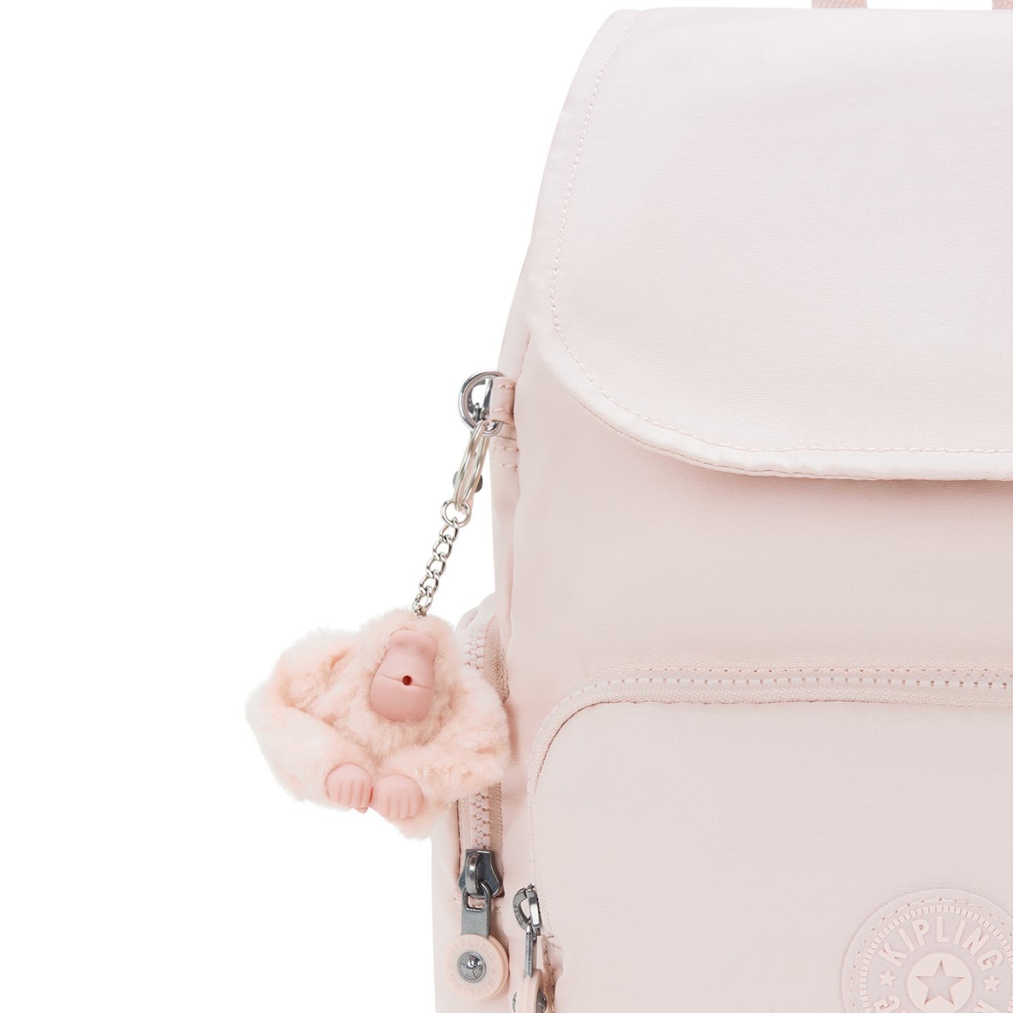 Kipling City Zip S pink shine