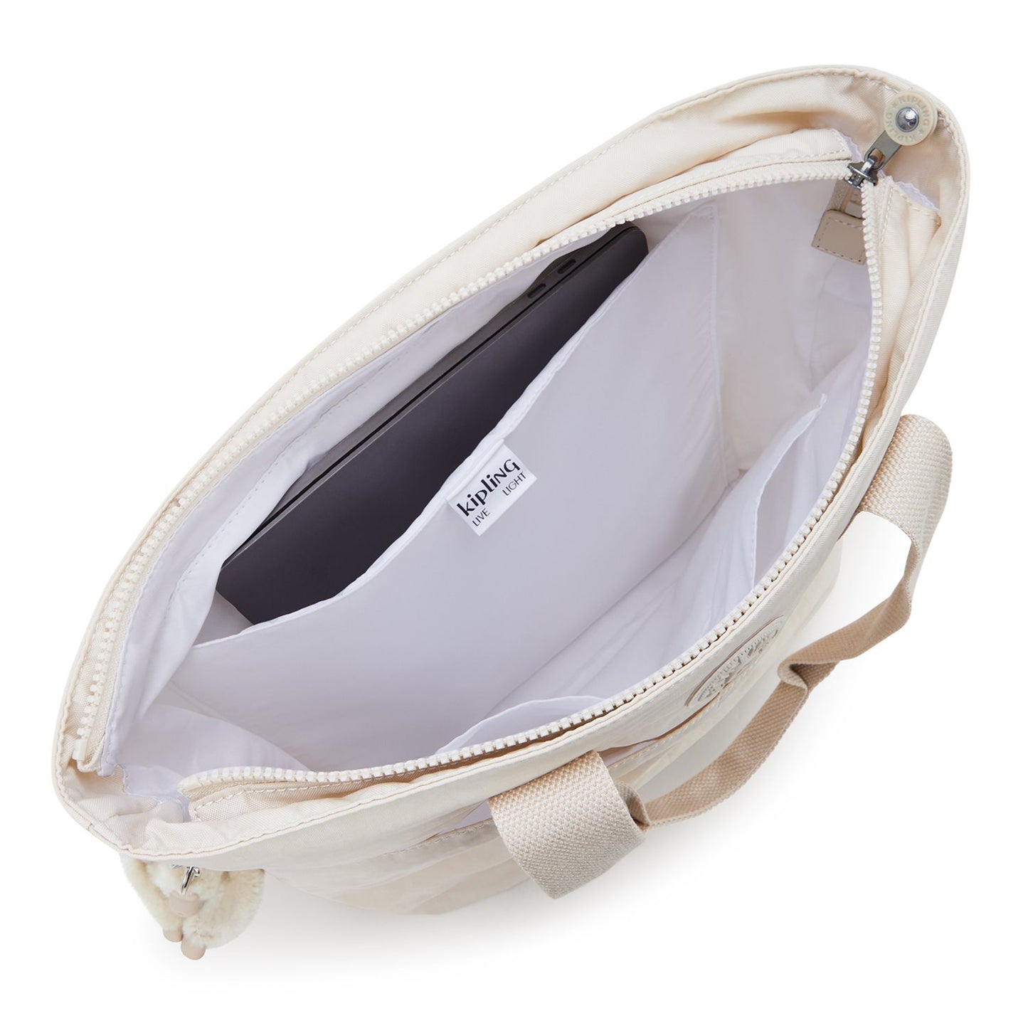 Kipling Hanifa hideaway beige