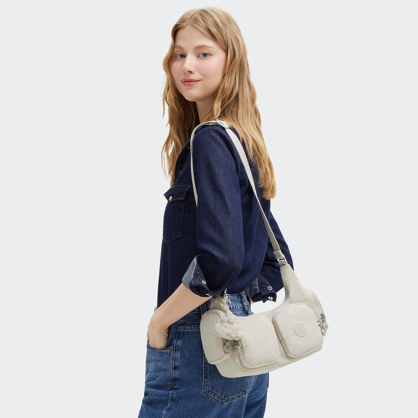 Kipling Rikka S hideaway beige