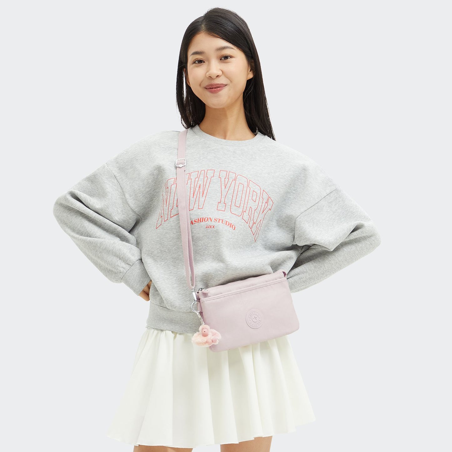 Kipling Riri pink shine