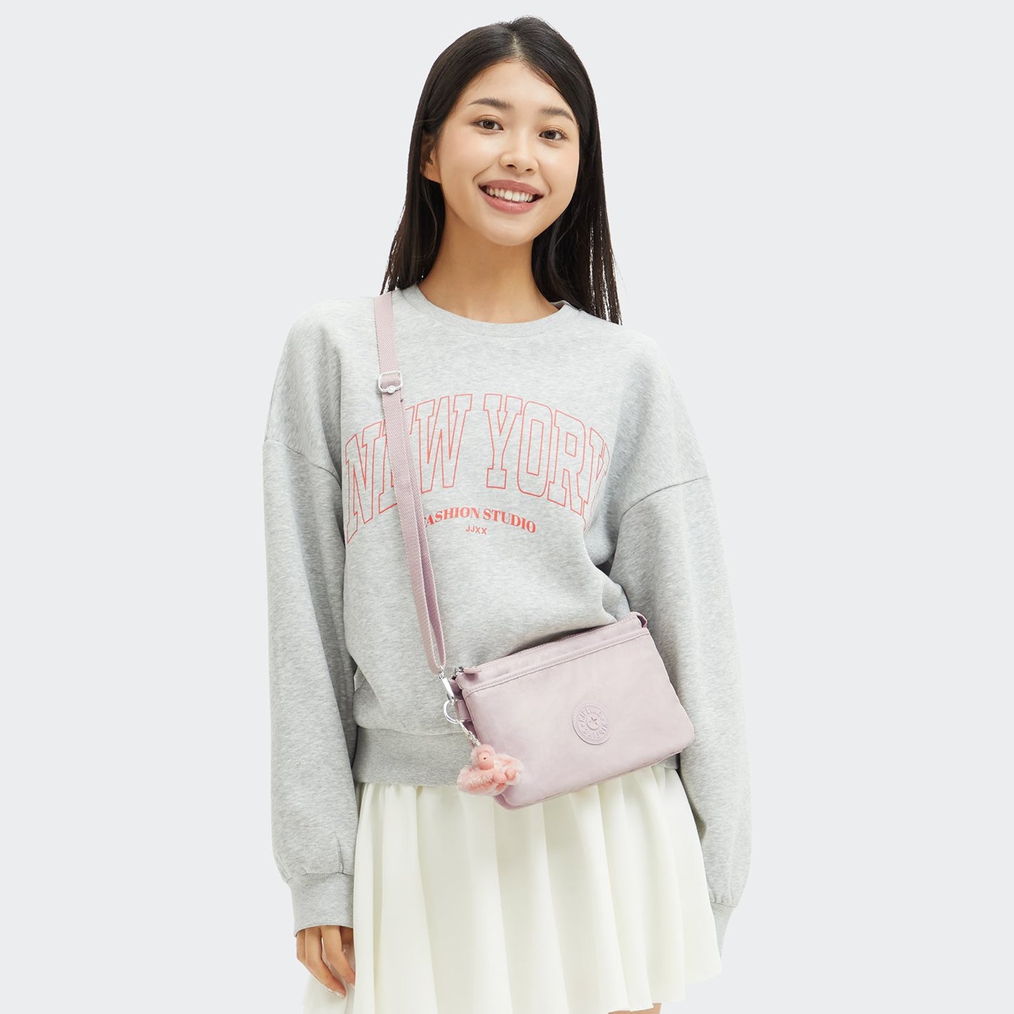 Kipling Riri pink shine