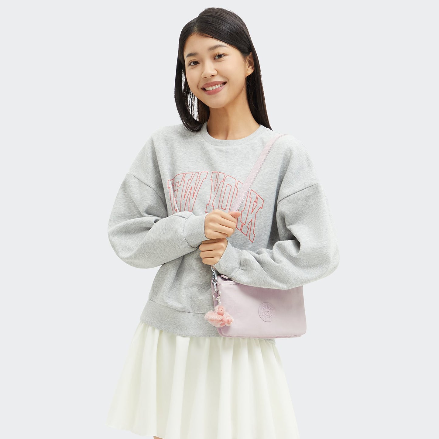 Kipling Riri pink shine