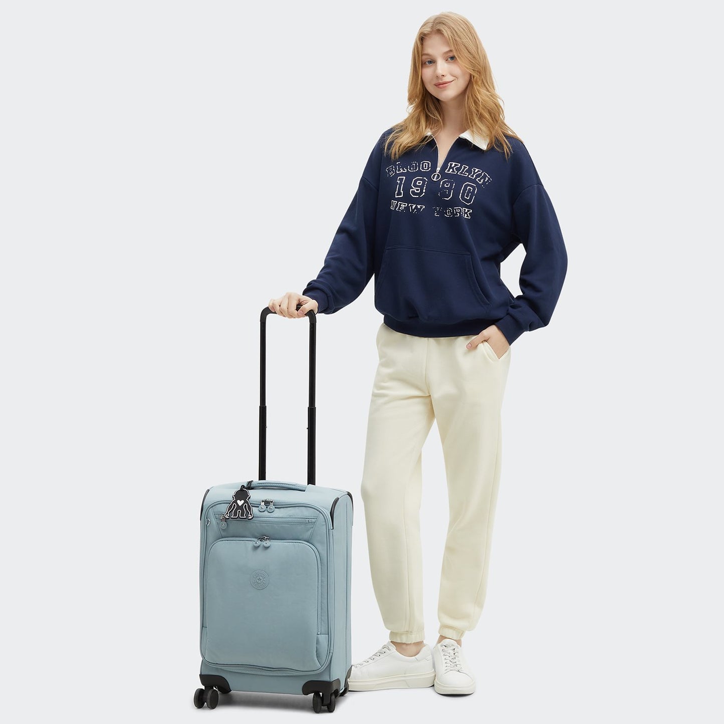 Kipling New Youri Spin S relaxed grey