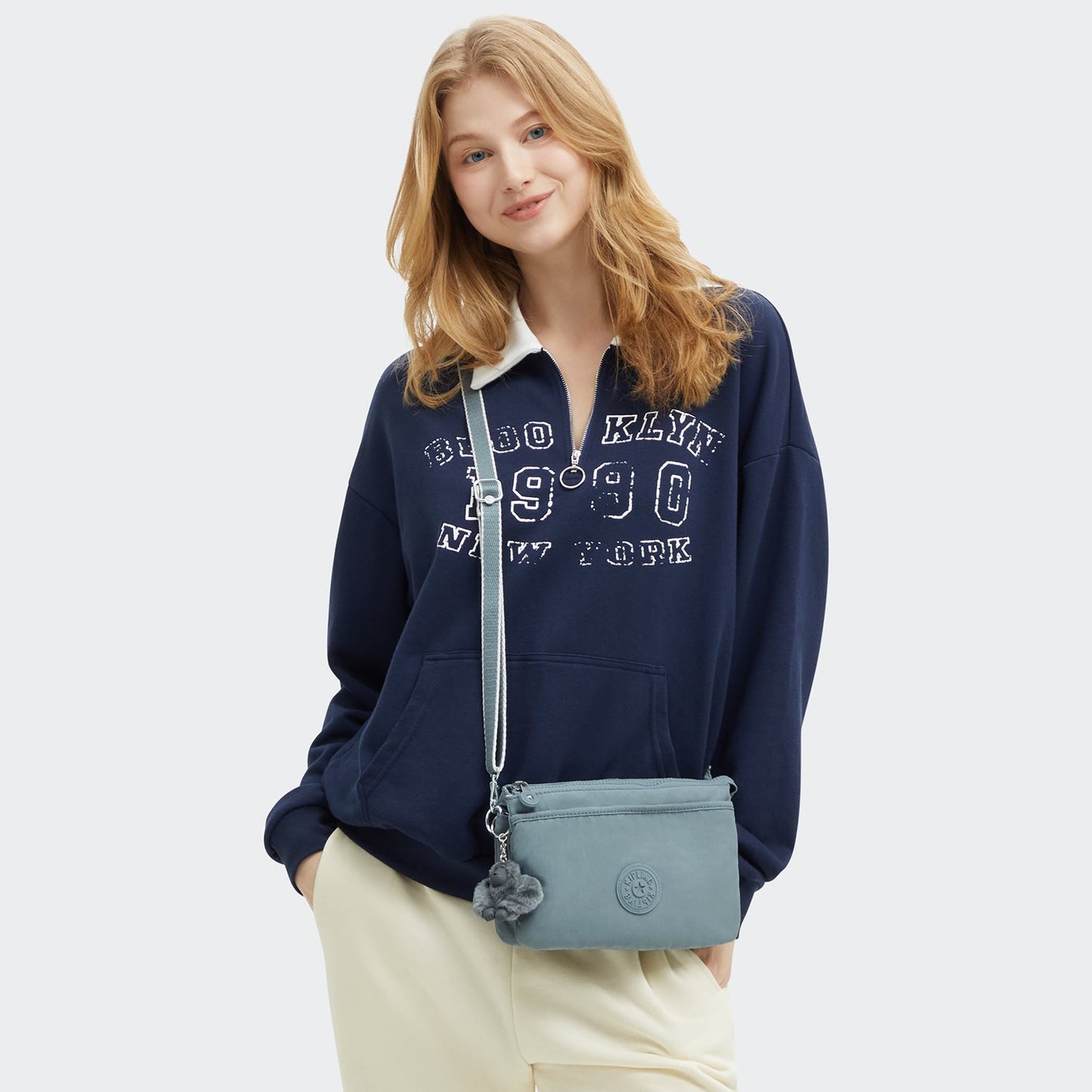 Kipling Riri relaxed grey