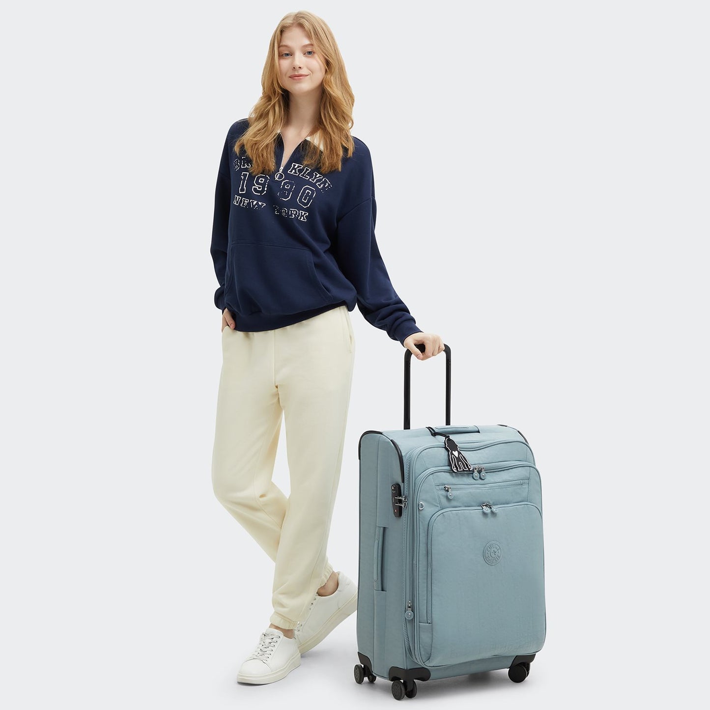 Kipling New Youri Spin M relaxed grey