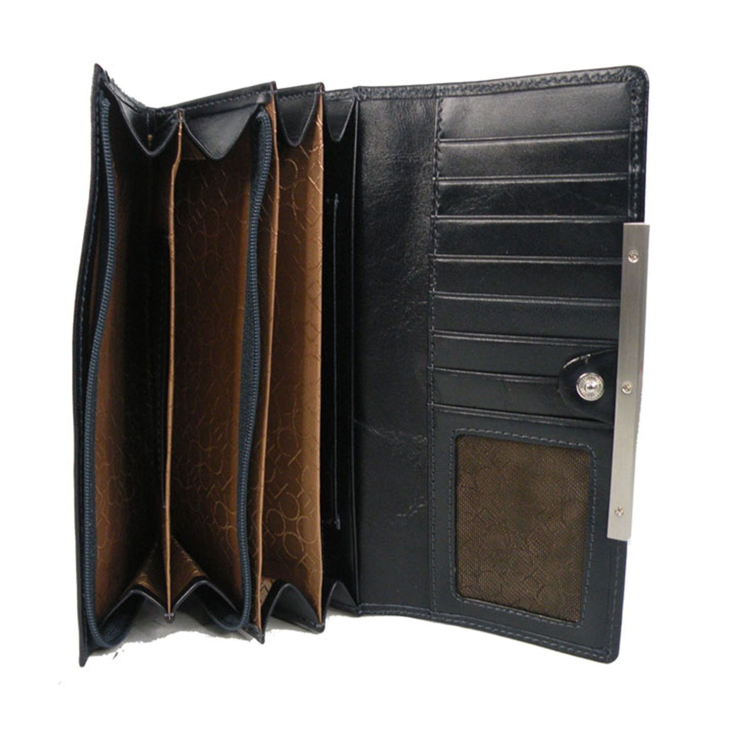 Claudio Ferrici Classico Purse navy