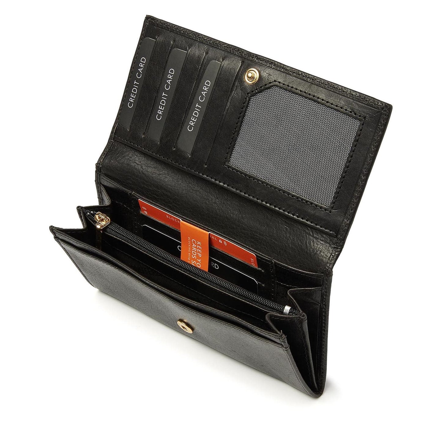dR Amsterdam Milan Ladies Wallet 28159 black