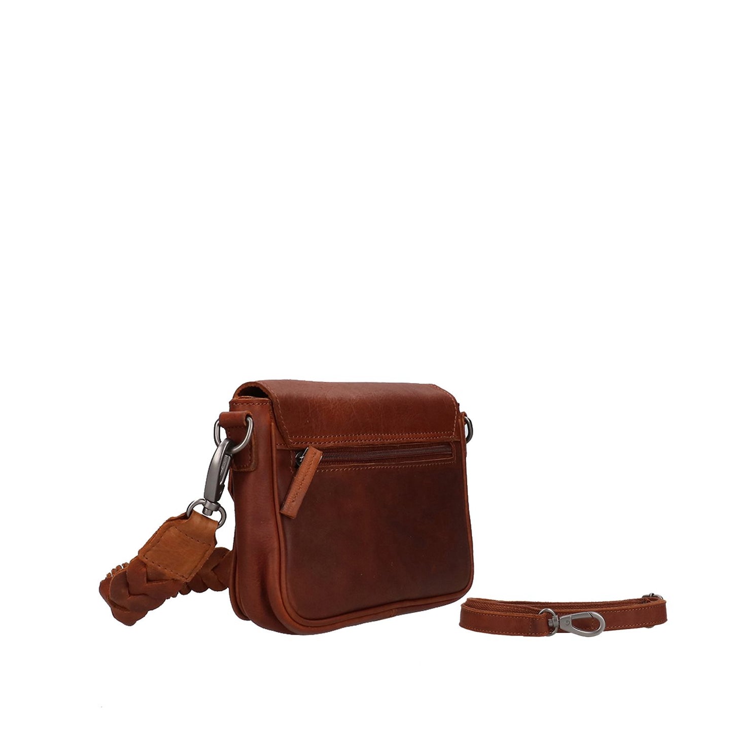 DSTRCT Preston Park Shoulder Bag Flap Bag M cognac