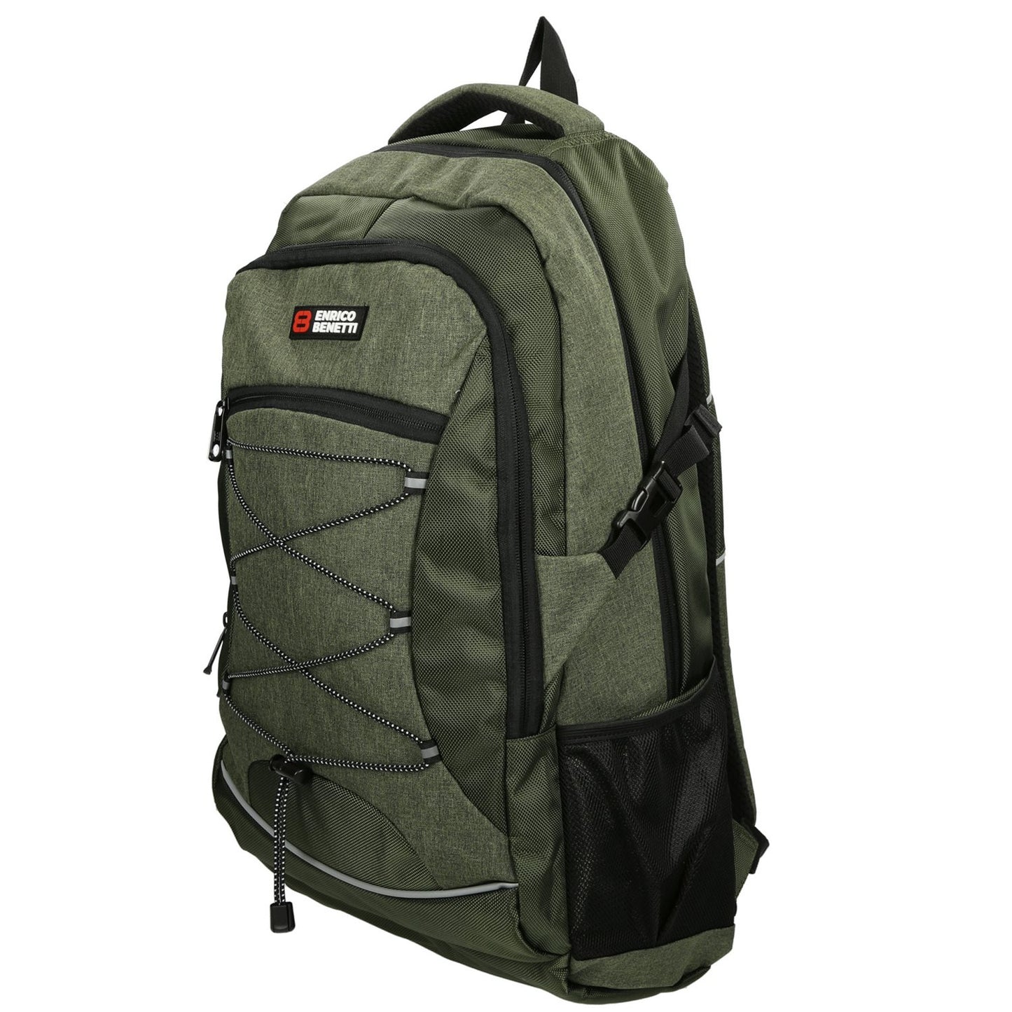 Enrico Benetti Yellow Stone 17'' Laptop Rugzak olijf