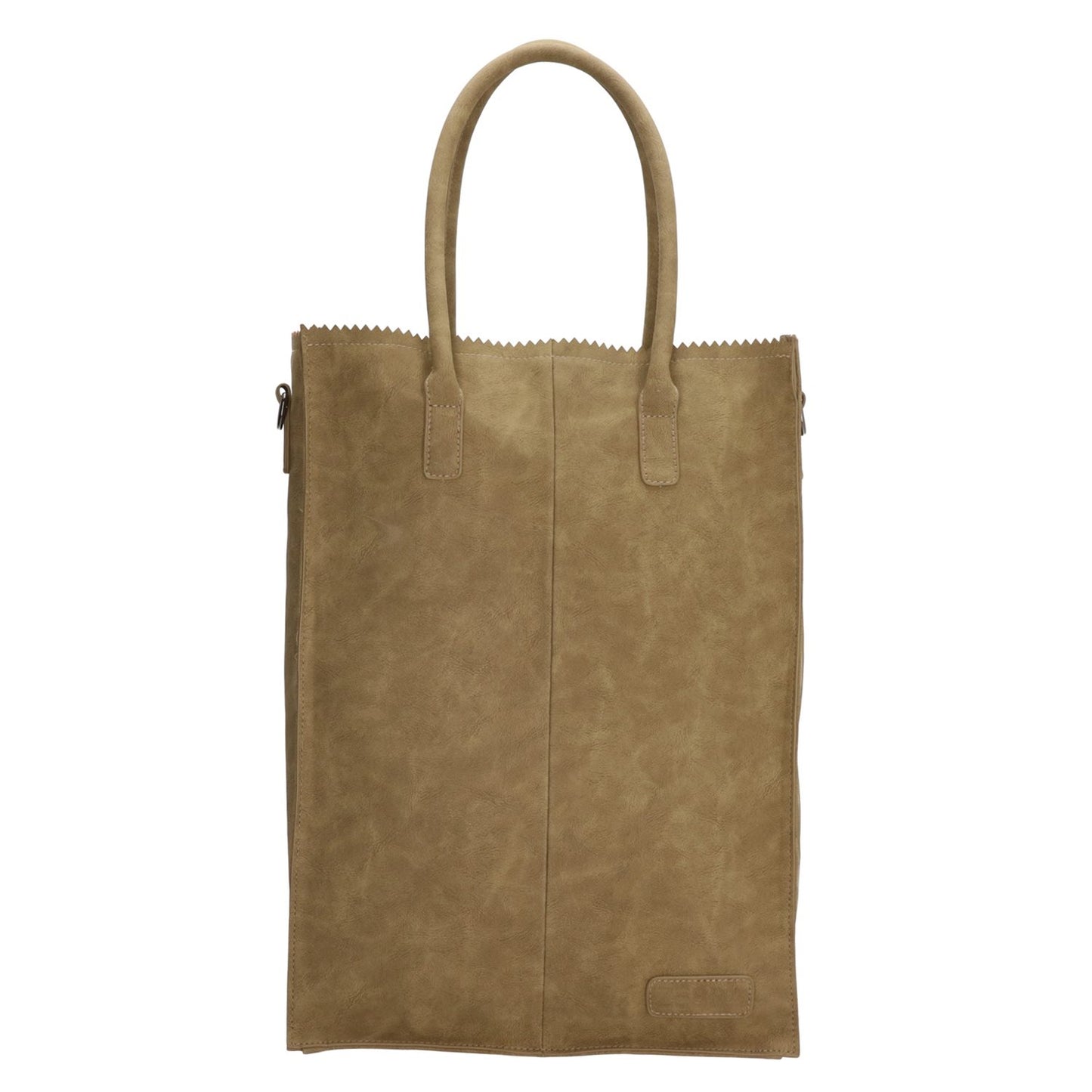 Zebra Trends Rosa XL Shopper olijfgroen
