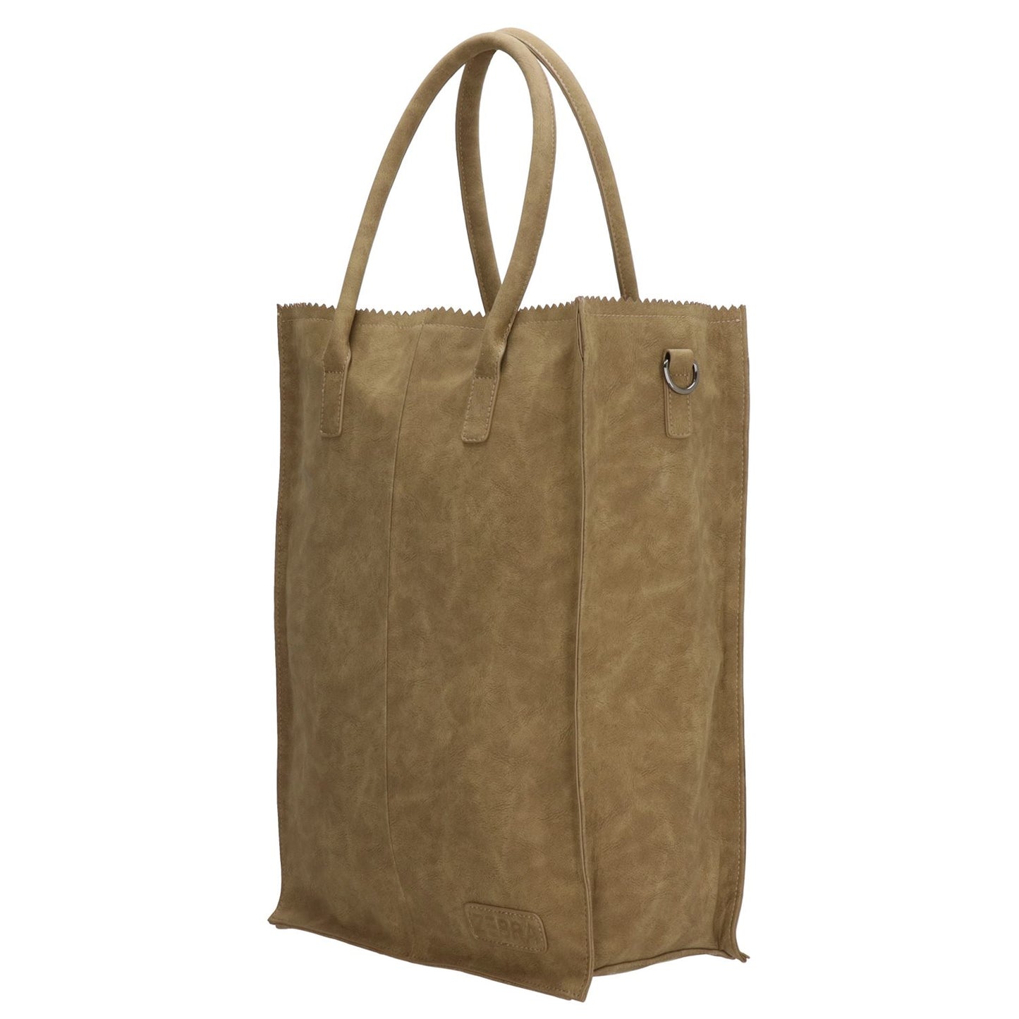 Zebra Trends Rosa XL Shopper olijfgroen