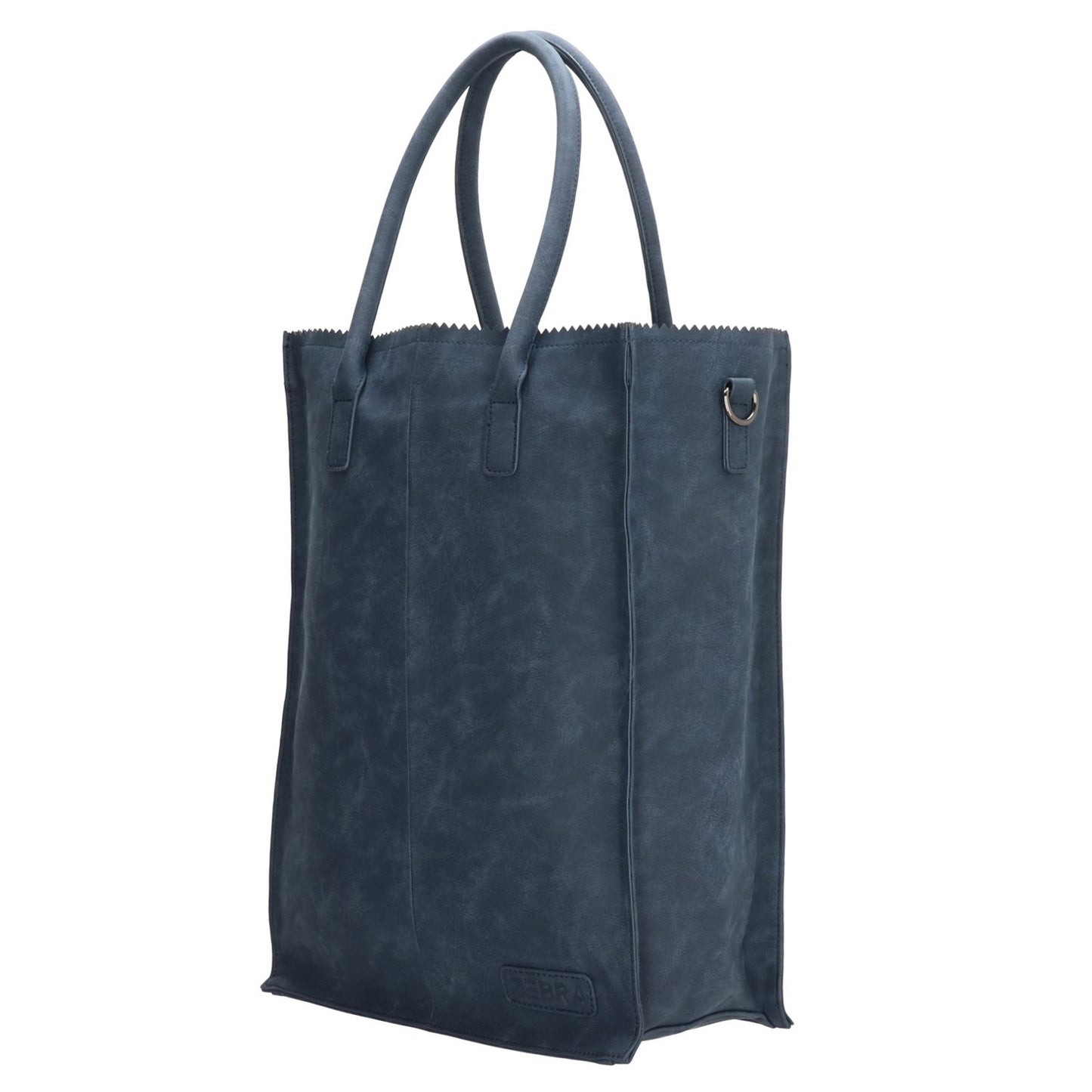 Zebra Trends Rosa XL Shopper jeansblauw