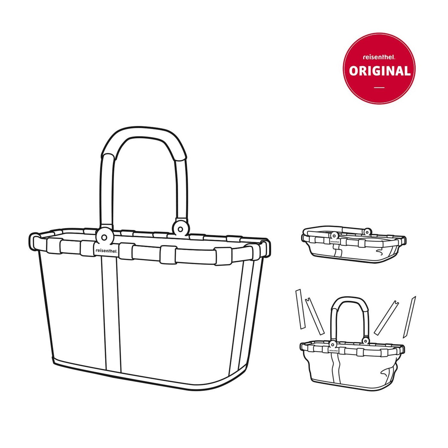 Reisenthel Shopping Carrybag frame black/black