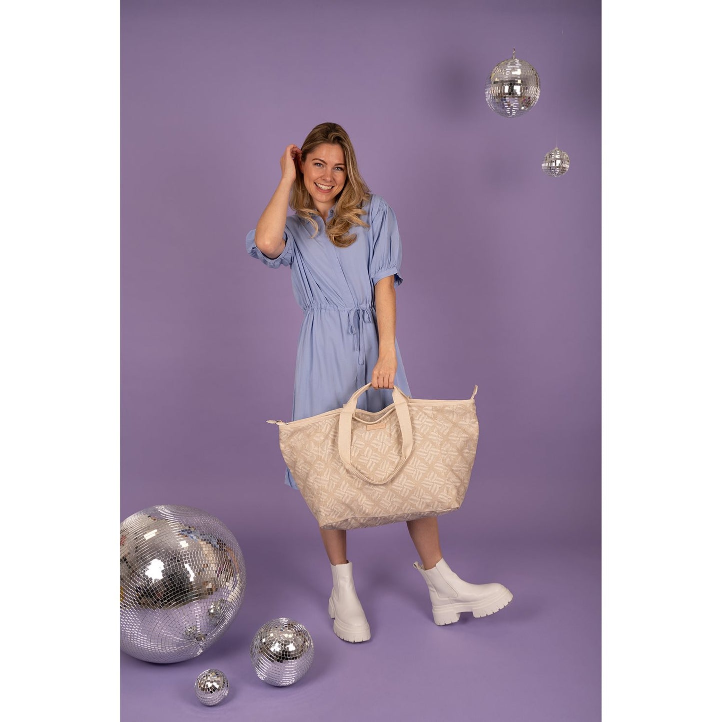 Zebra Trends Richelle Beachbag sand
