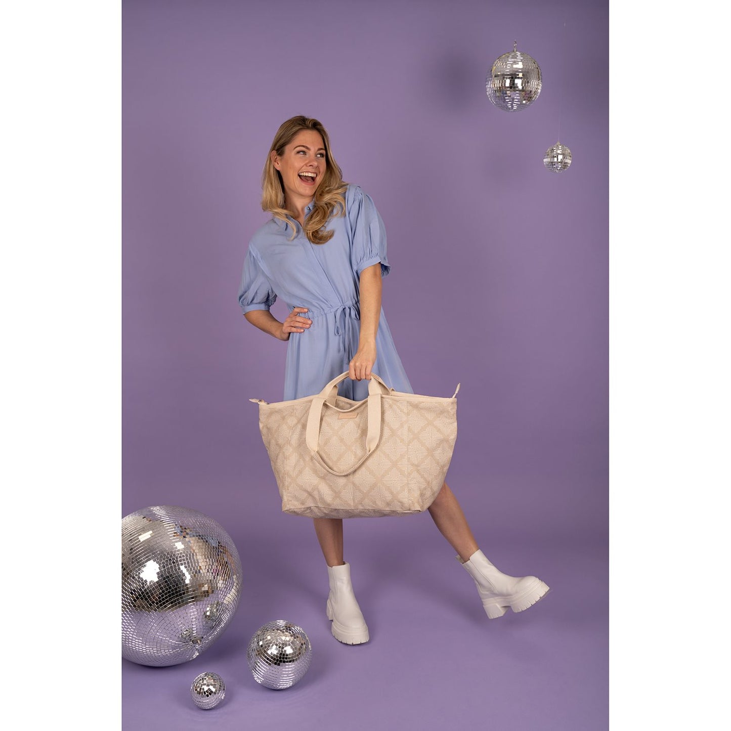 Zebra Trends Richelle Beachbag sand