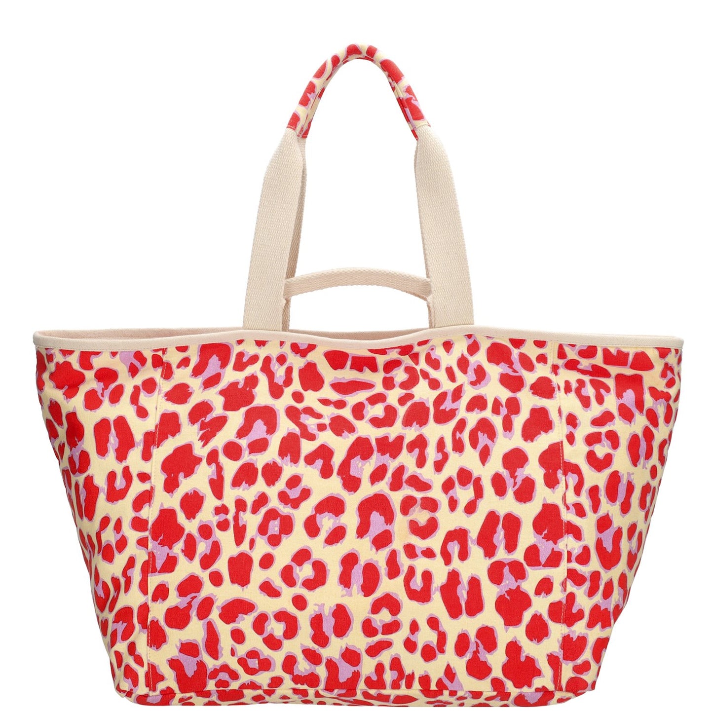 Zebra Trends Richelle Beachbag leopard red