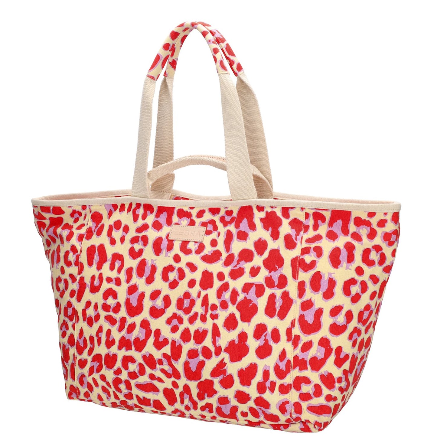 Zebra Trends Richelle Beachbag leopard red