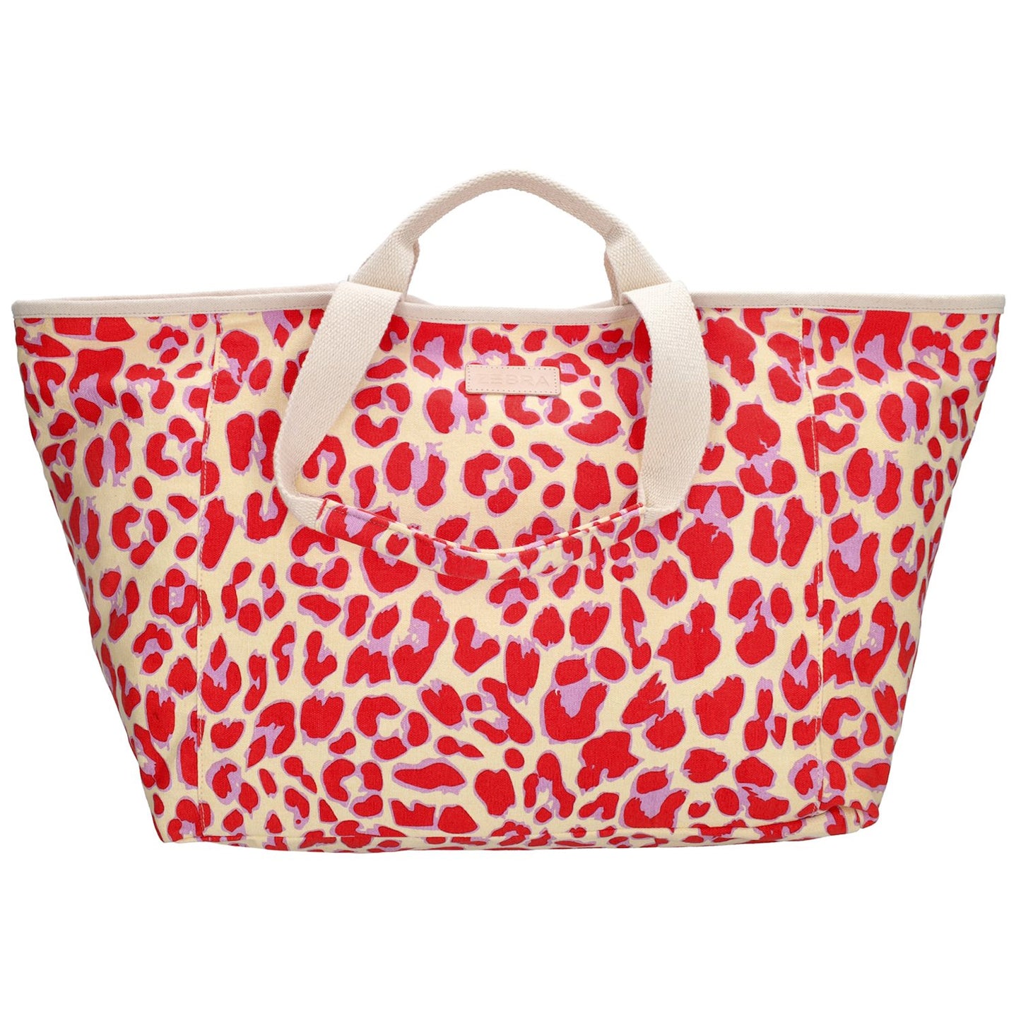 Zebra Trends Richelle Beachbag leopard red