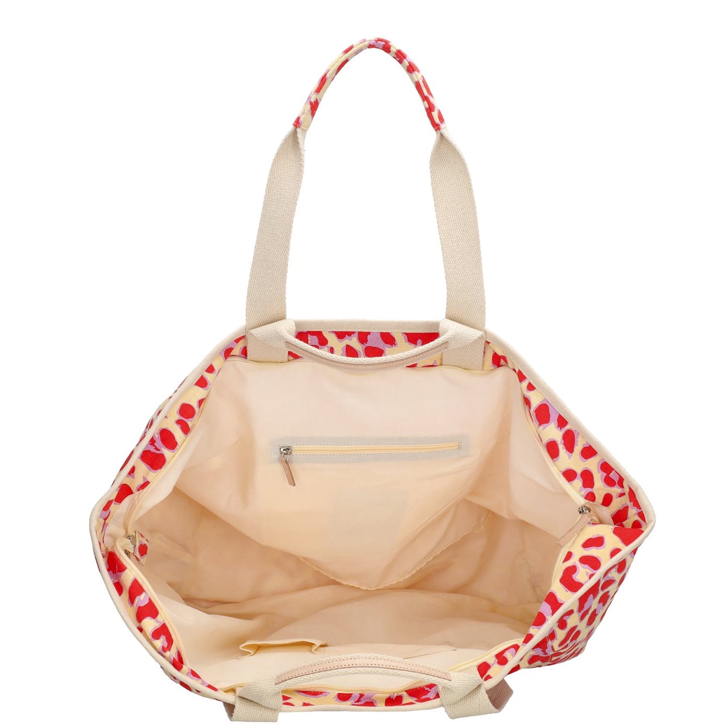 Zebra Trends Richelle Beachbag leopard red