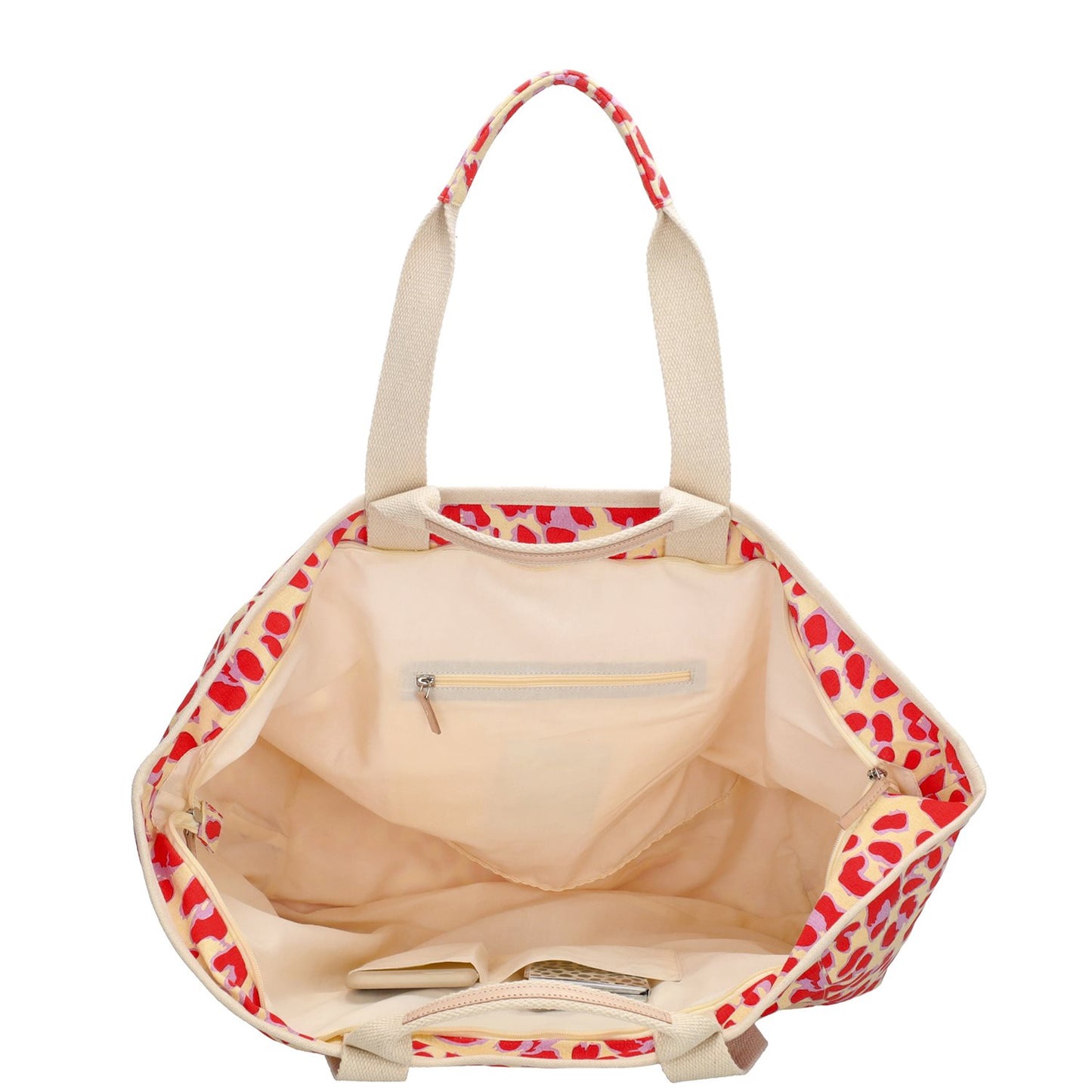 Zebra Trends Richelle Beachbag leopard red