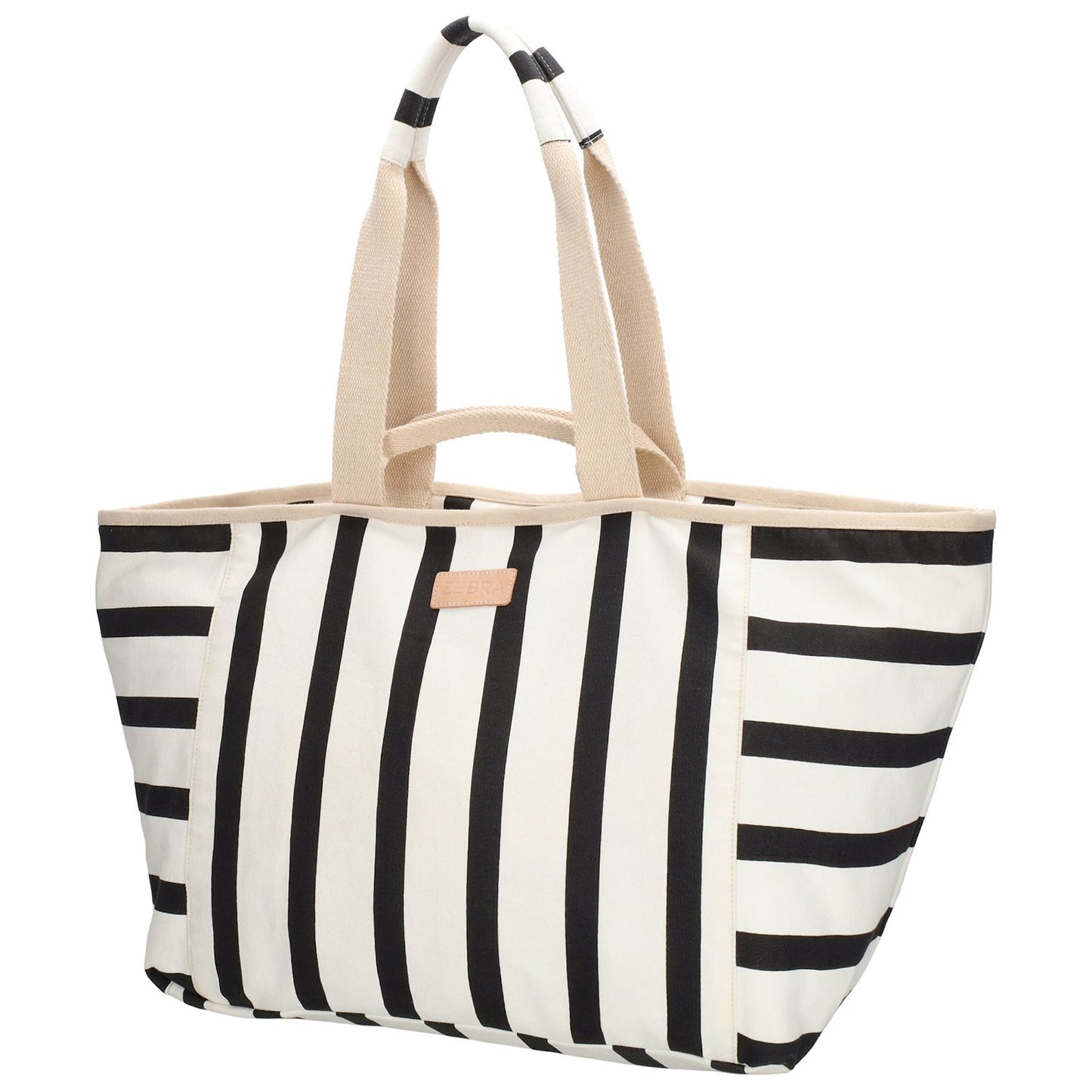 Zebra Trends Richelle Beachbag black white