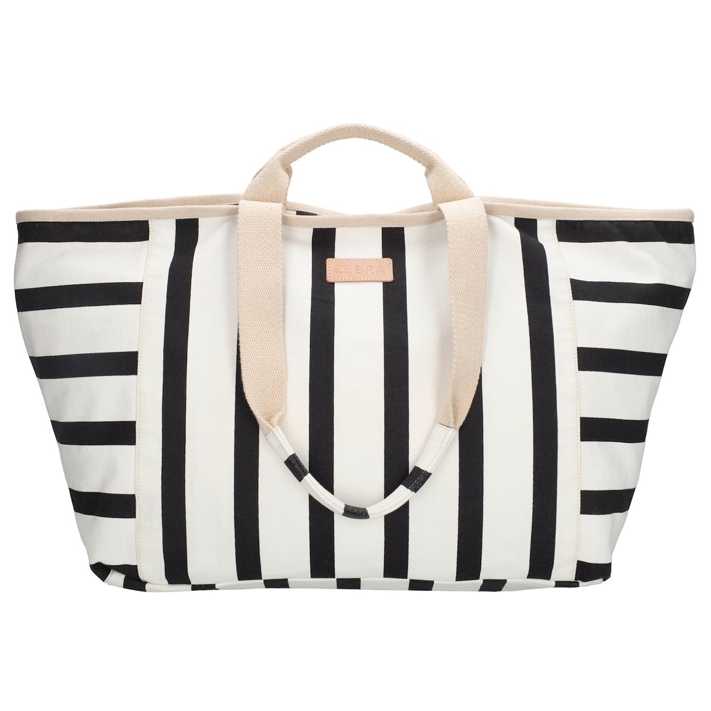 Zebra Trends Richelle Beachbag black white