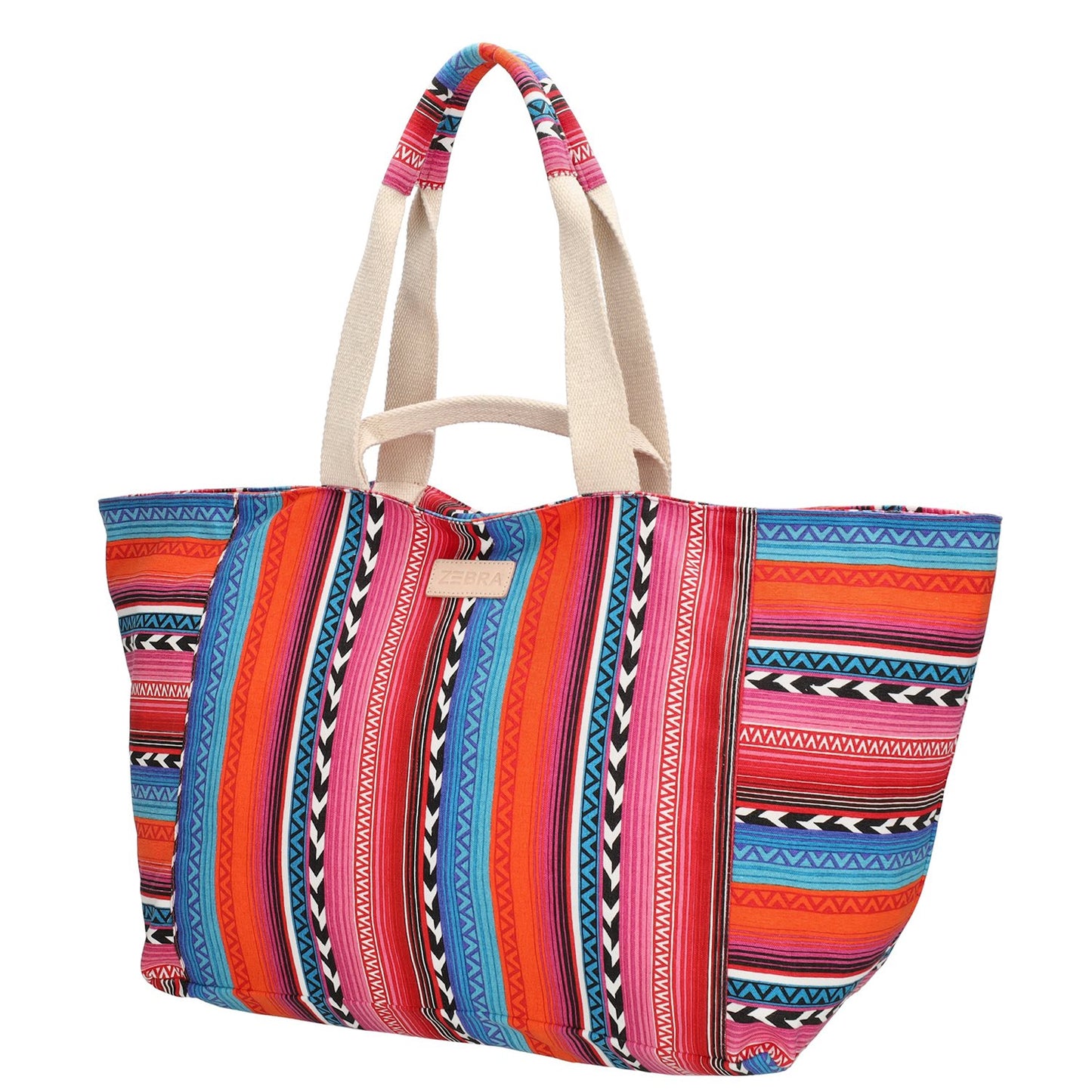 Zebra Trends Richelle Beachbag multi fuchsia