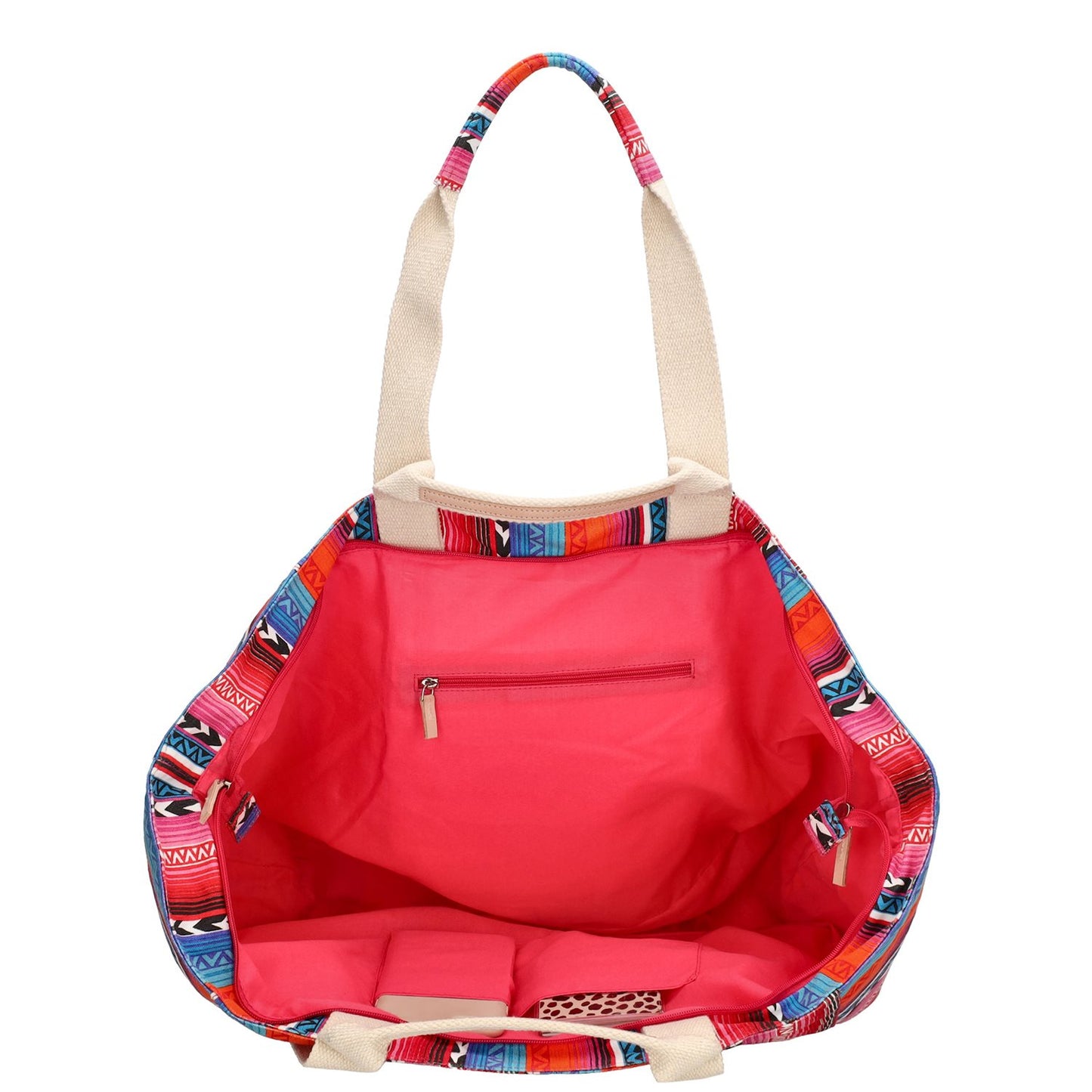 Zebra Trends Richelle Beachbag multi fuchsia