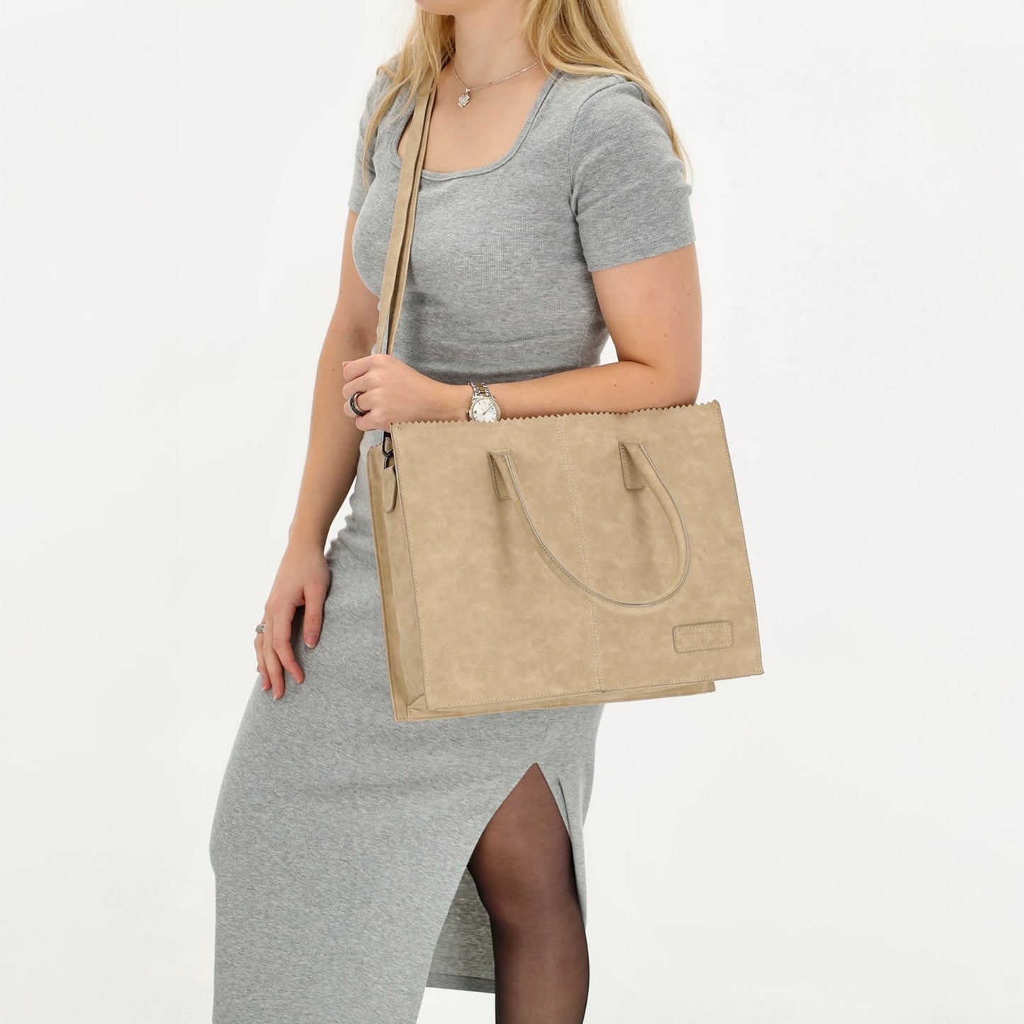 Zebra Trends Lisa Shopper taupe