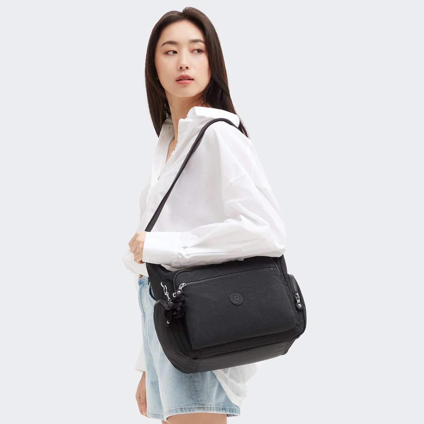 Kipling Gabbie Schoudertas black noir
