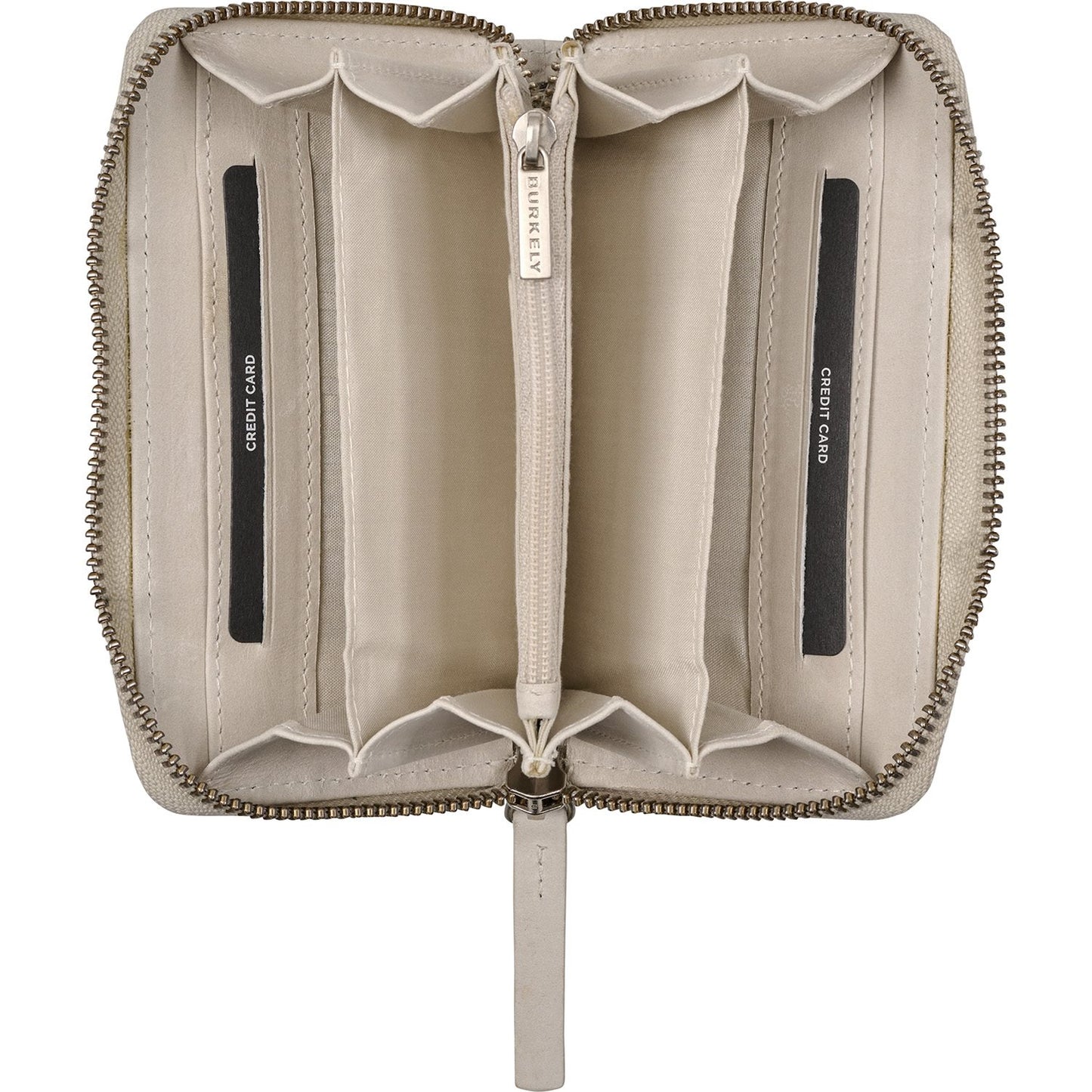 Burkely Cool Colbie Medium Zip Around Wallet chalk white