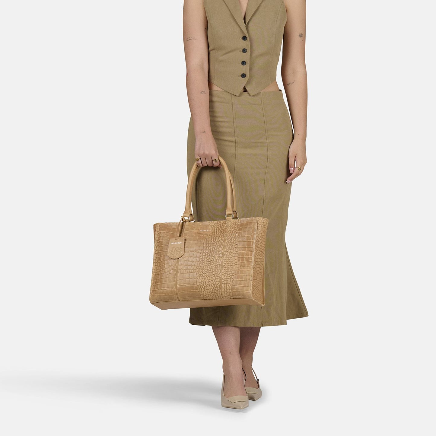 Burkely Cool Colbie Workbag 13.3" natural nude