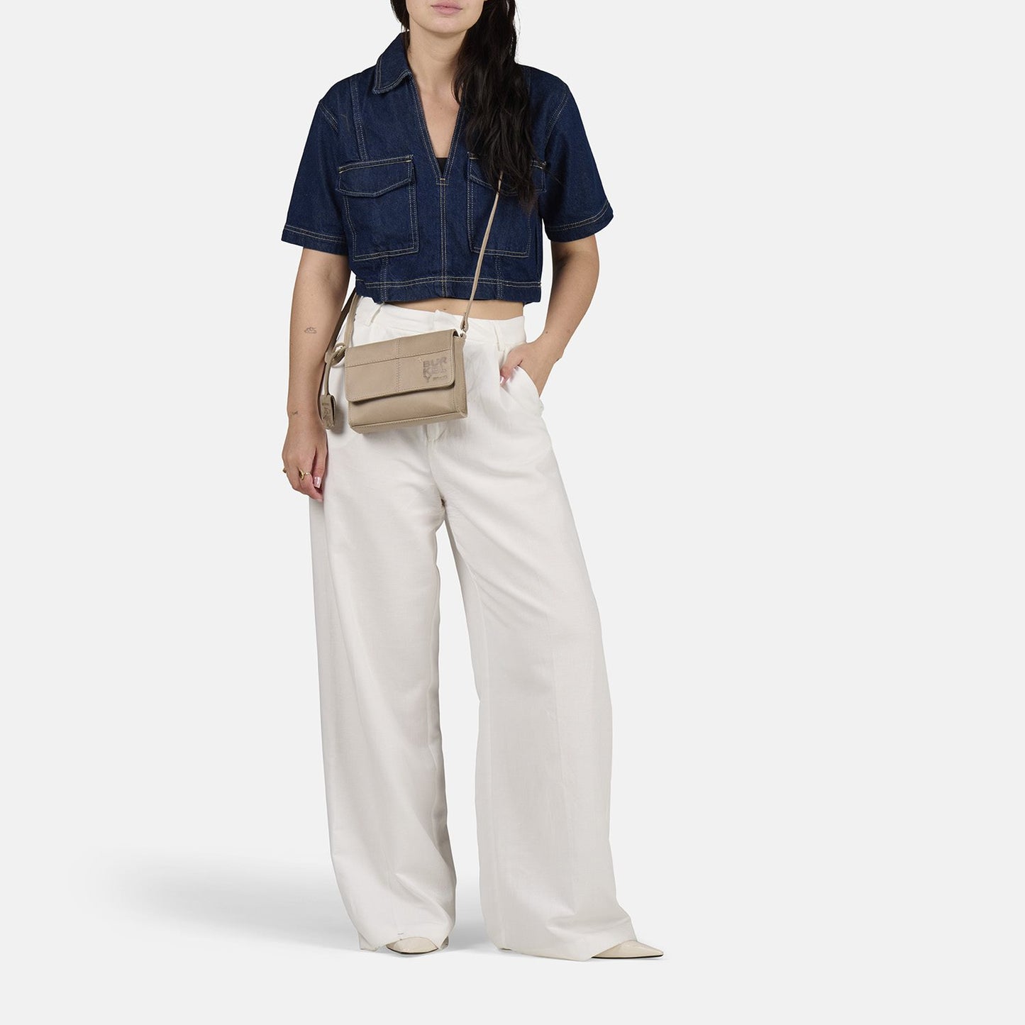 Burkely Rogue Robyn Crossbody Flap gull grey