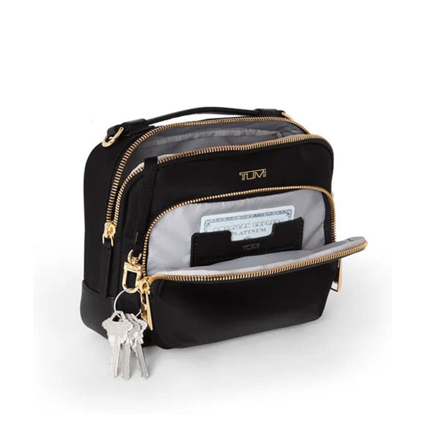 TUMI Voyageur Teghan Crossbody black/gold