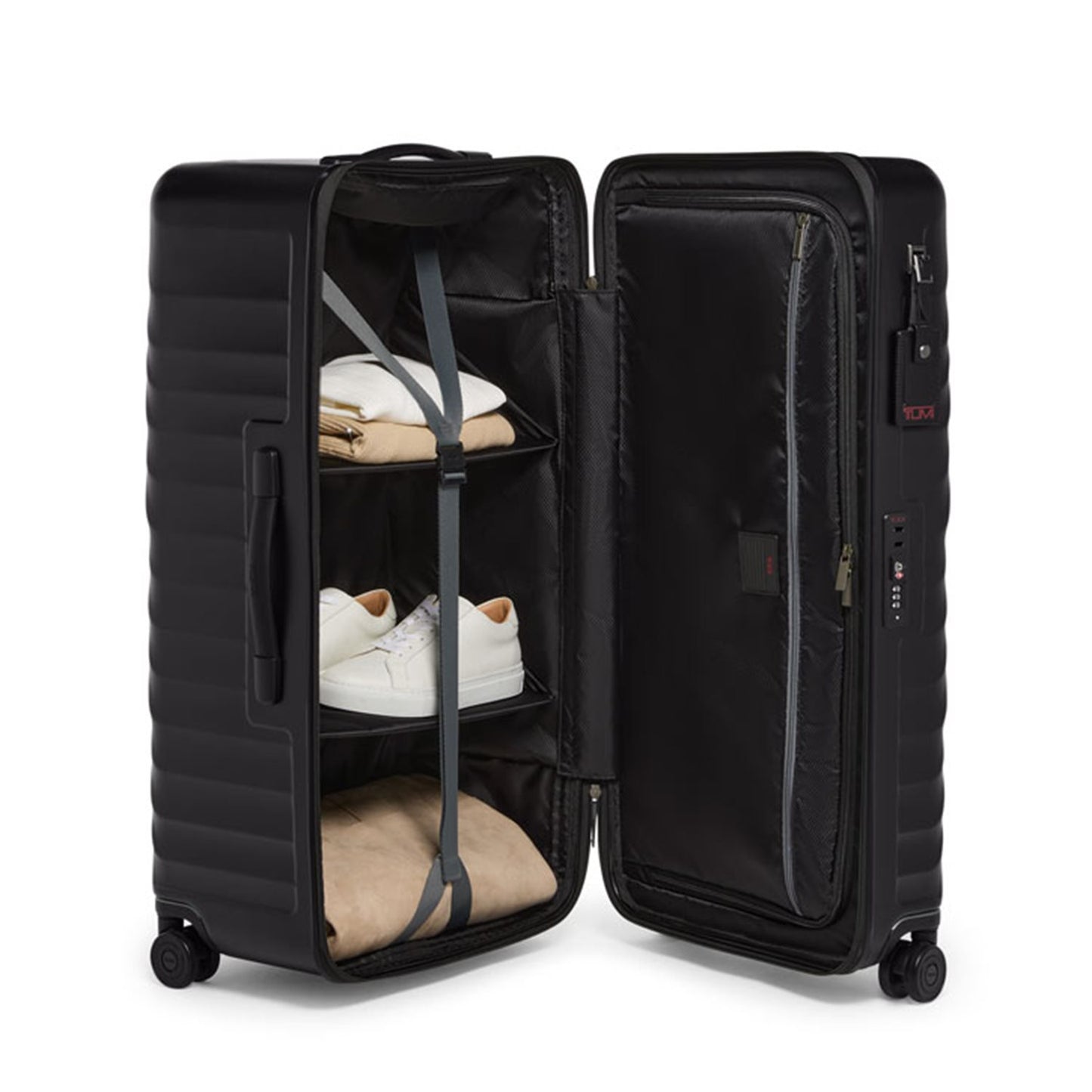 TUMI 19 Degree Large Rolling Trunk black texture