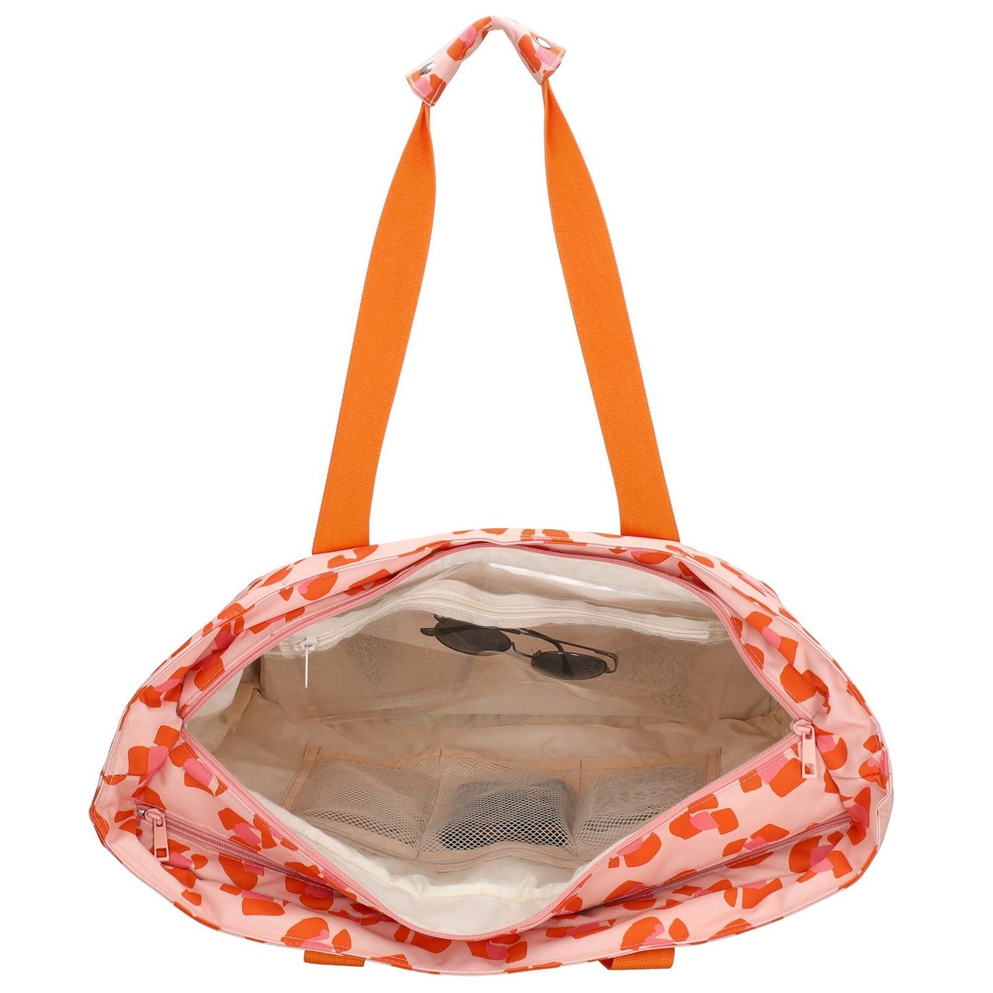 Zebra Trends Sally Beach Cooling Bag pink cheetah