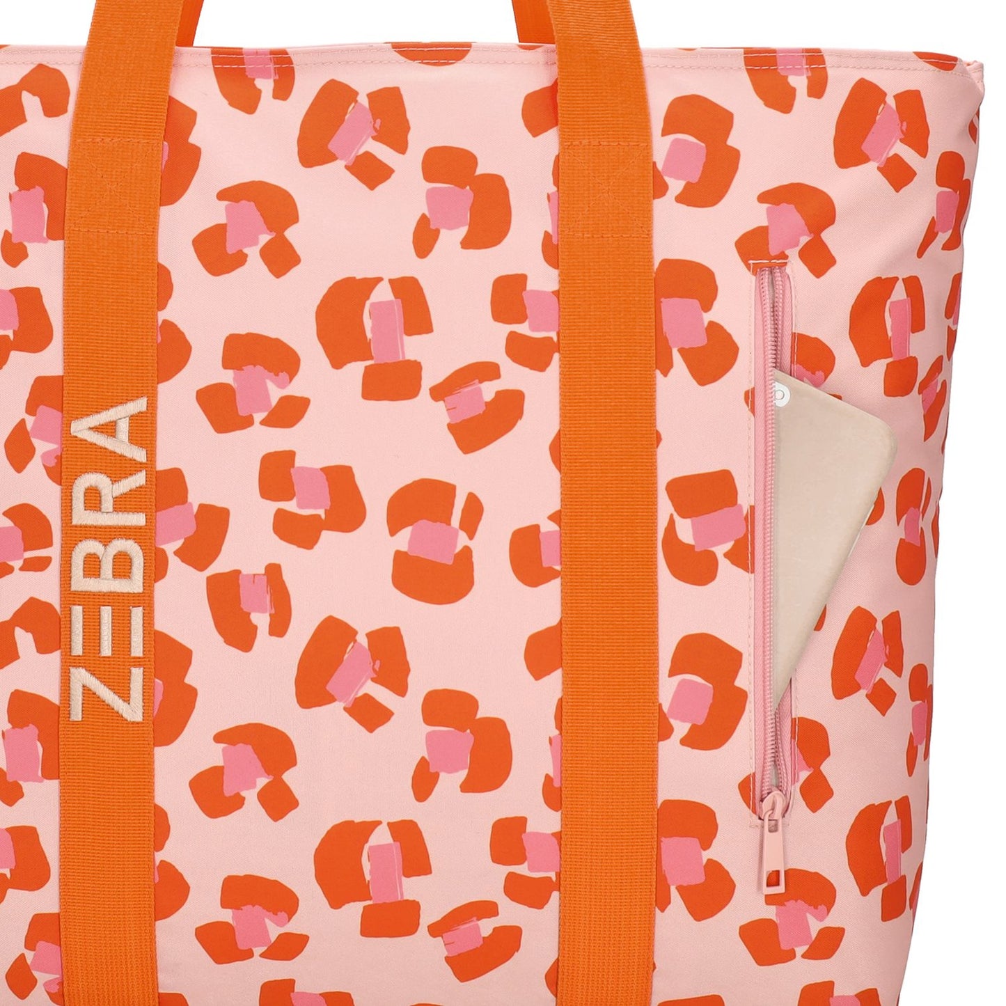 Zebra Trends Sally Beach Cooling Bag pink cheetah