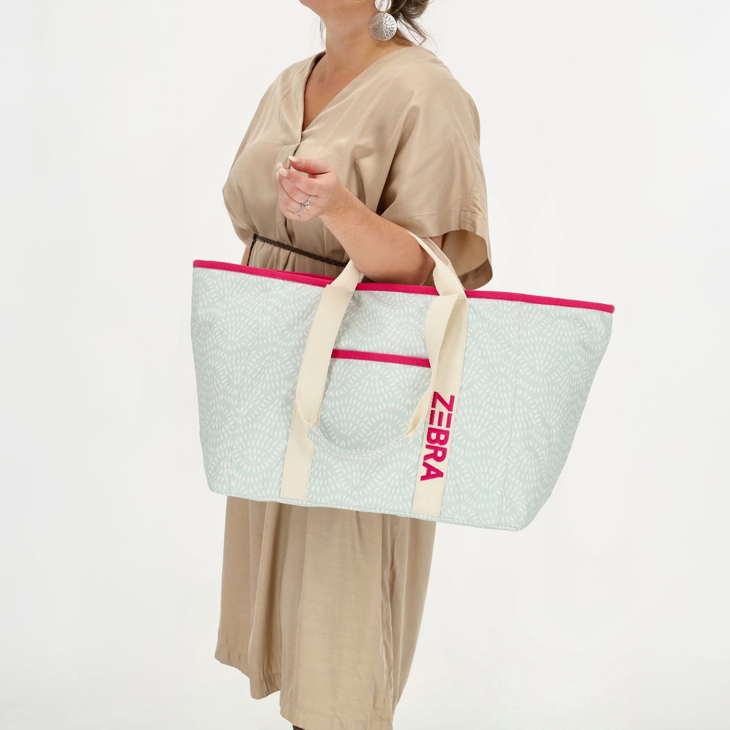 Zebra Trends Elise Beachbag lightblue