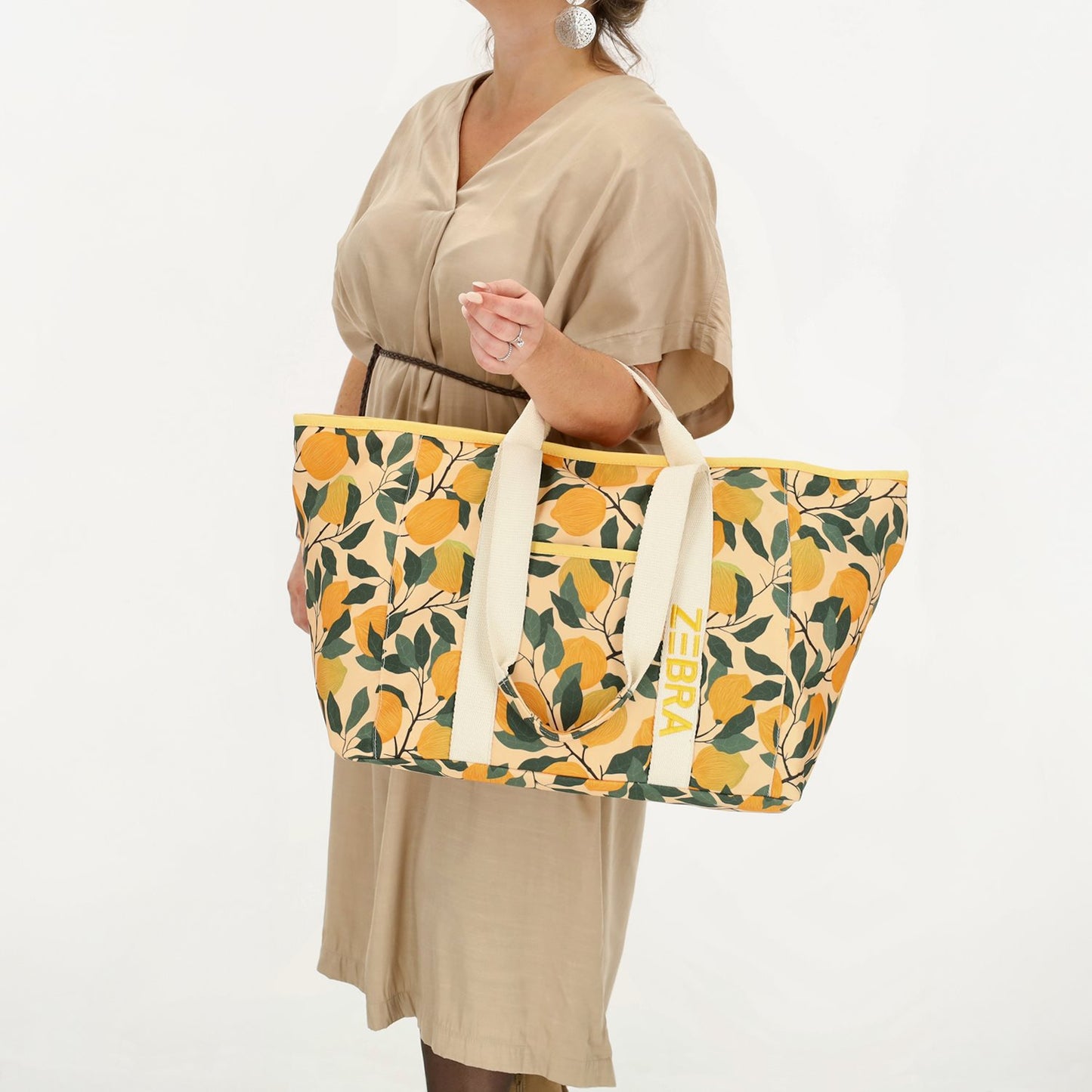 Zebra Trends Elise Beachbag citroen