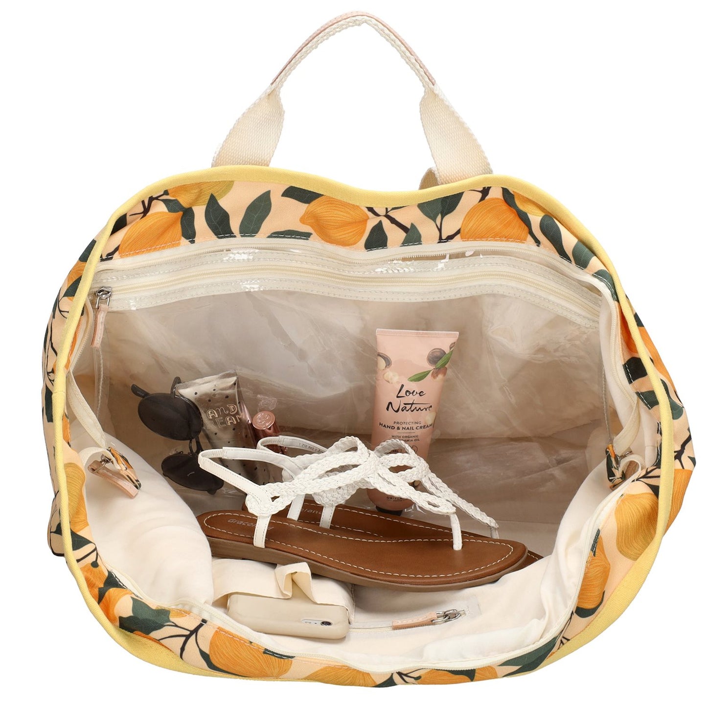 Zebra Trends Elise Beachbag citroen