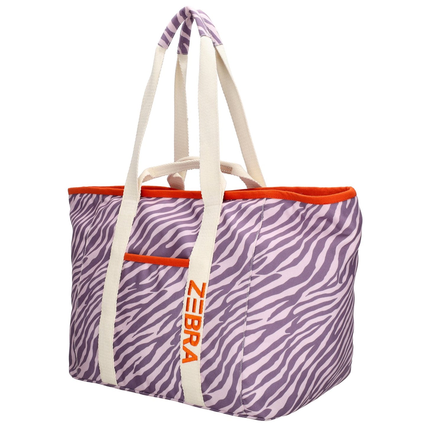 Zebra Trends Elise Beachbag lila zebra