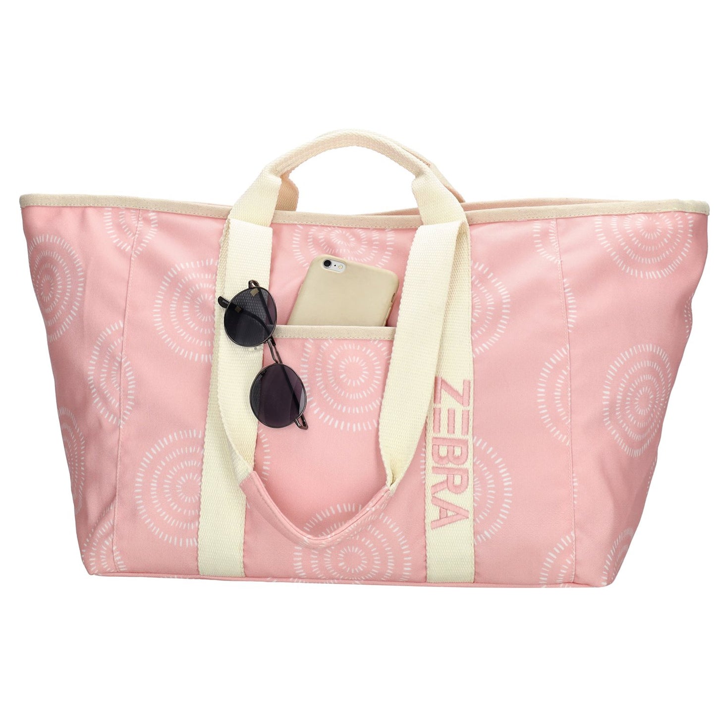 Zebra Trends Elise Beachbag pink boho