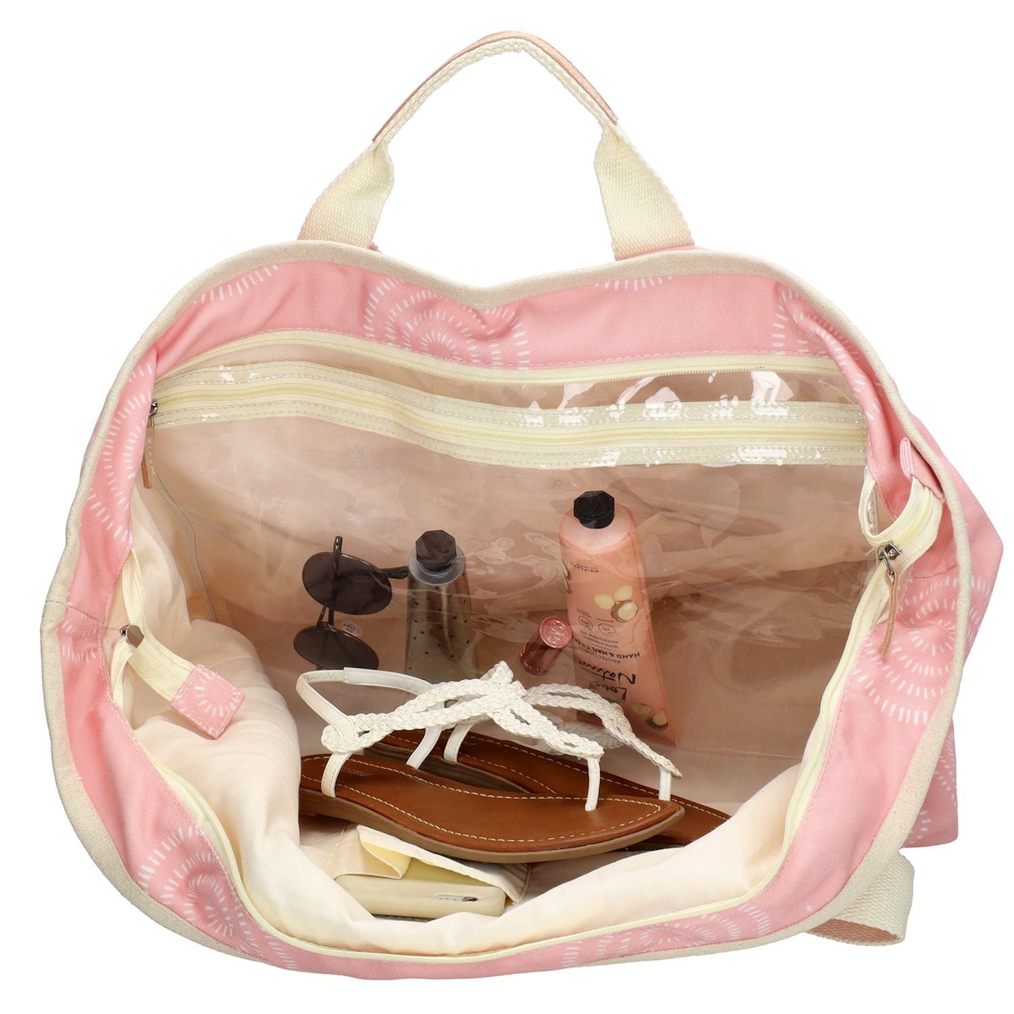 Zebra Trends Elise Beachbag pink boho