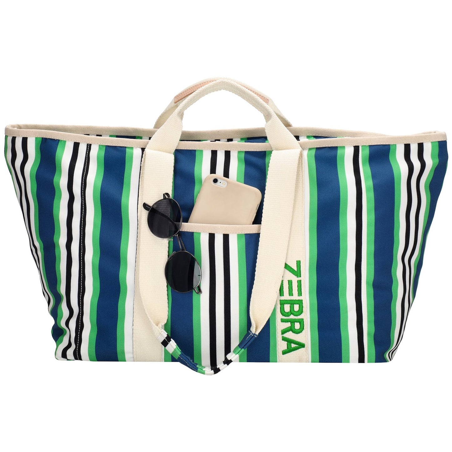 Zebra Trends Elise Beachbag stripes