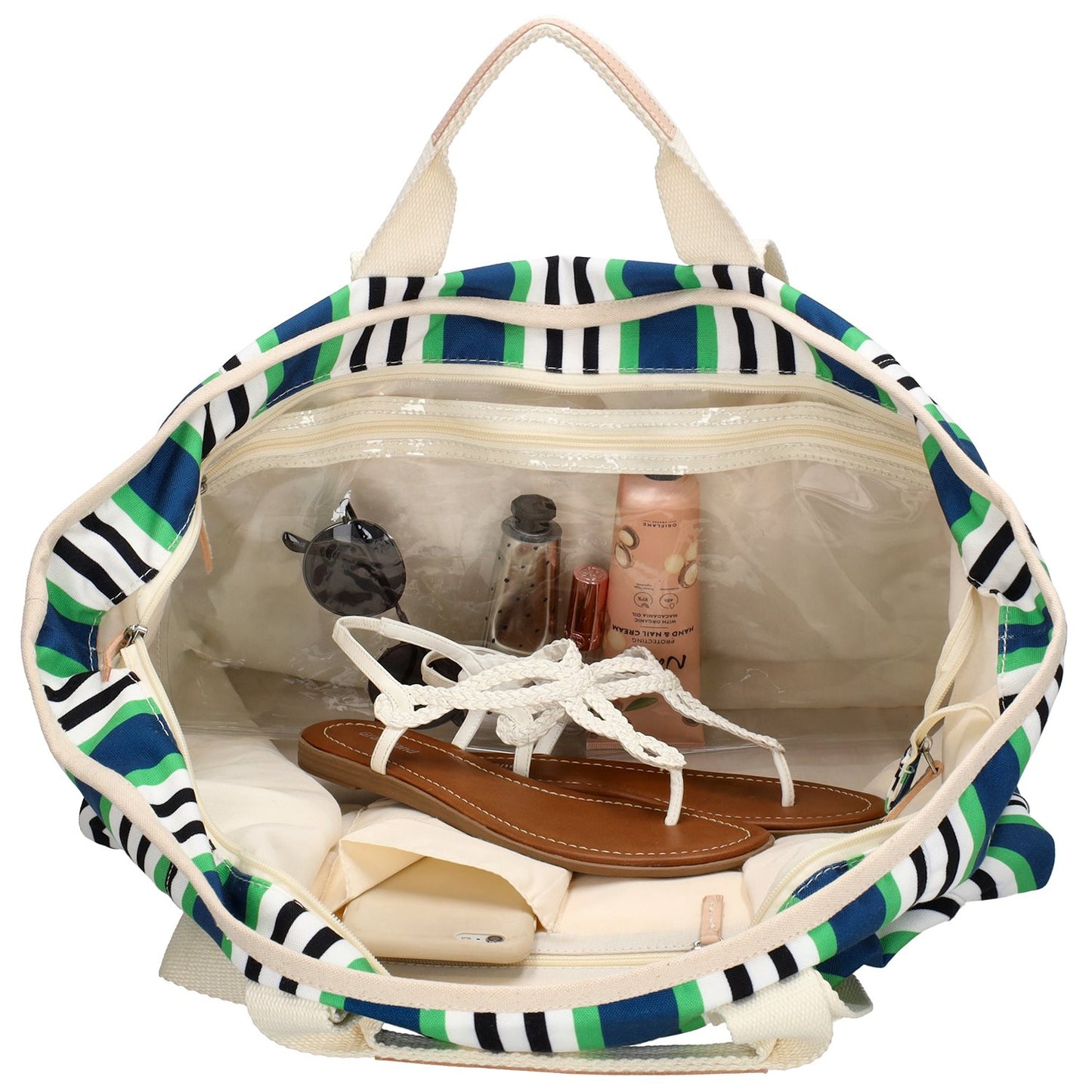 Zebra Trends Elise Beachbag stripes