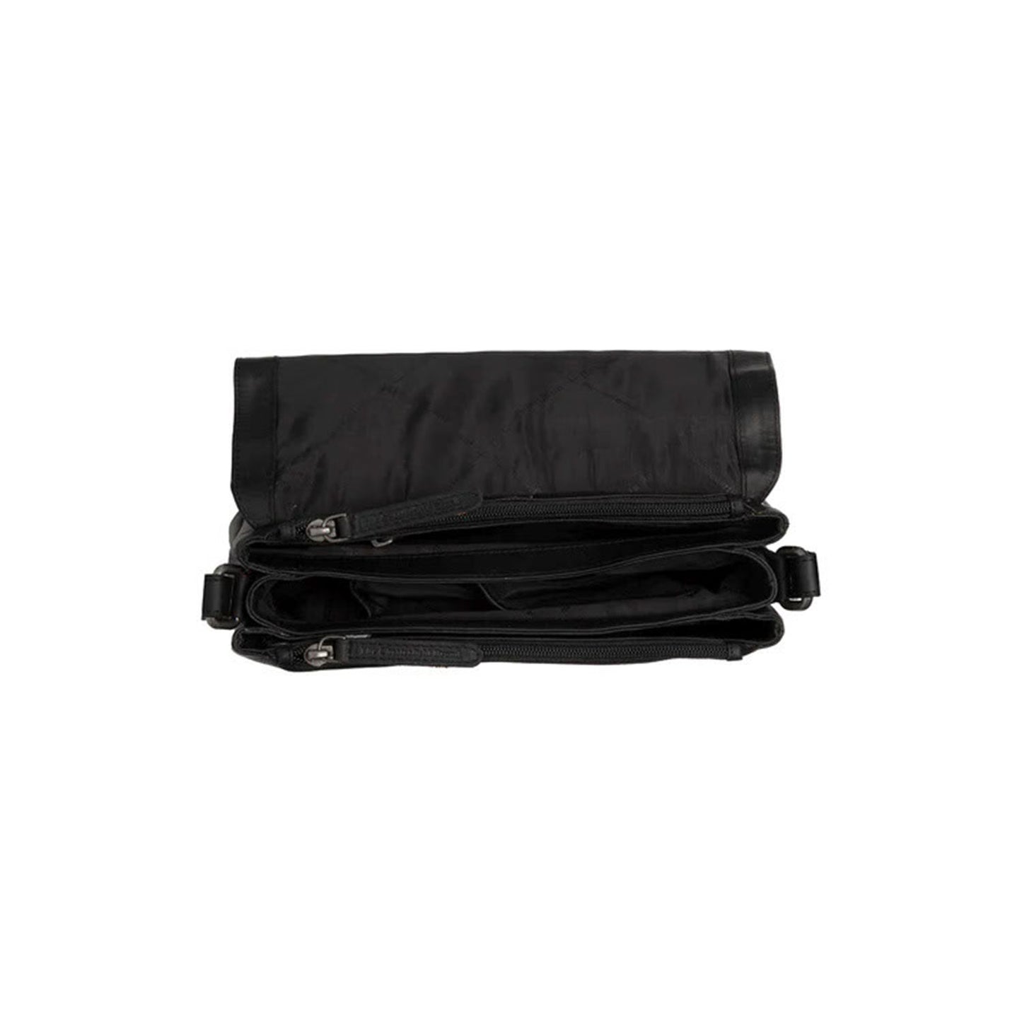 The Chesterfield Brand Laverton Flapoverbag medium black