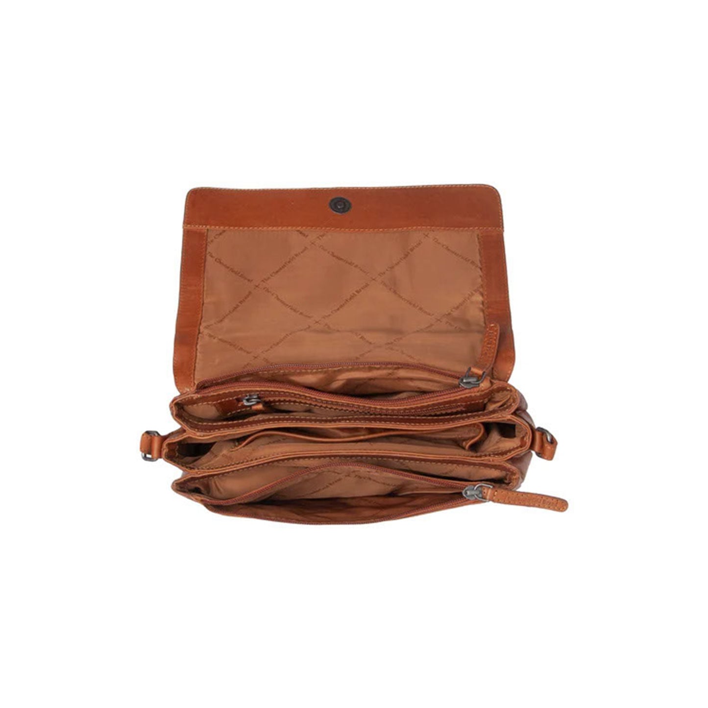 The Chesterfield Brand Laverton Flapoverbag medium cognac